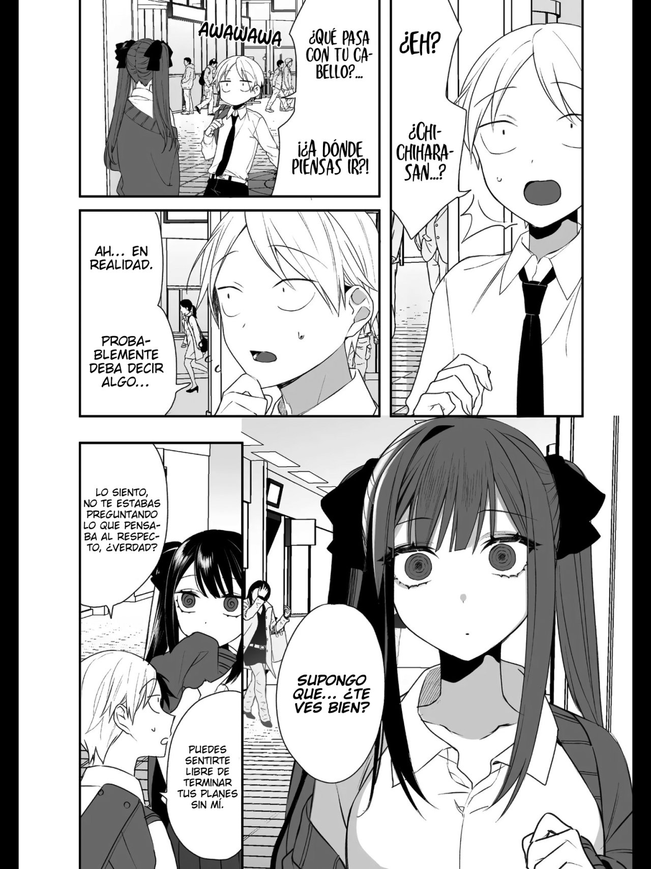 Esa chica es linda... ¿pero peligrosa? Capitulo 18: ¿Qué es lo que está a punto de comenzar, Chihara-san? página 12