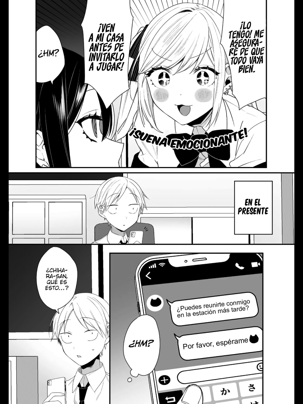 Esa chica es linda... ¿pero peligrosa? Capitulo 18: ¿Qué es lo que está a punto de comenzar, Chihara-san? página 8