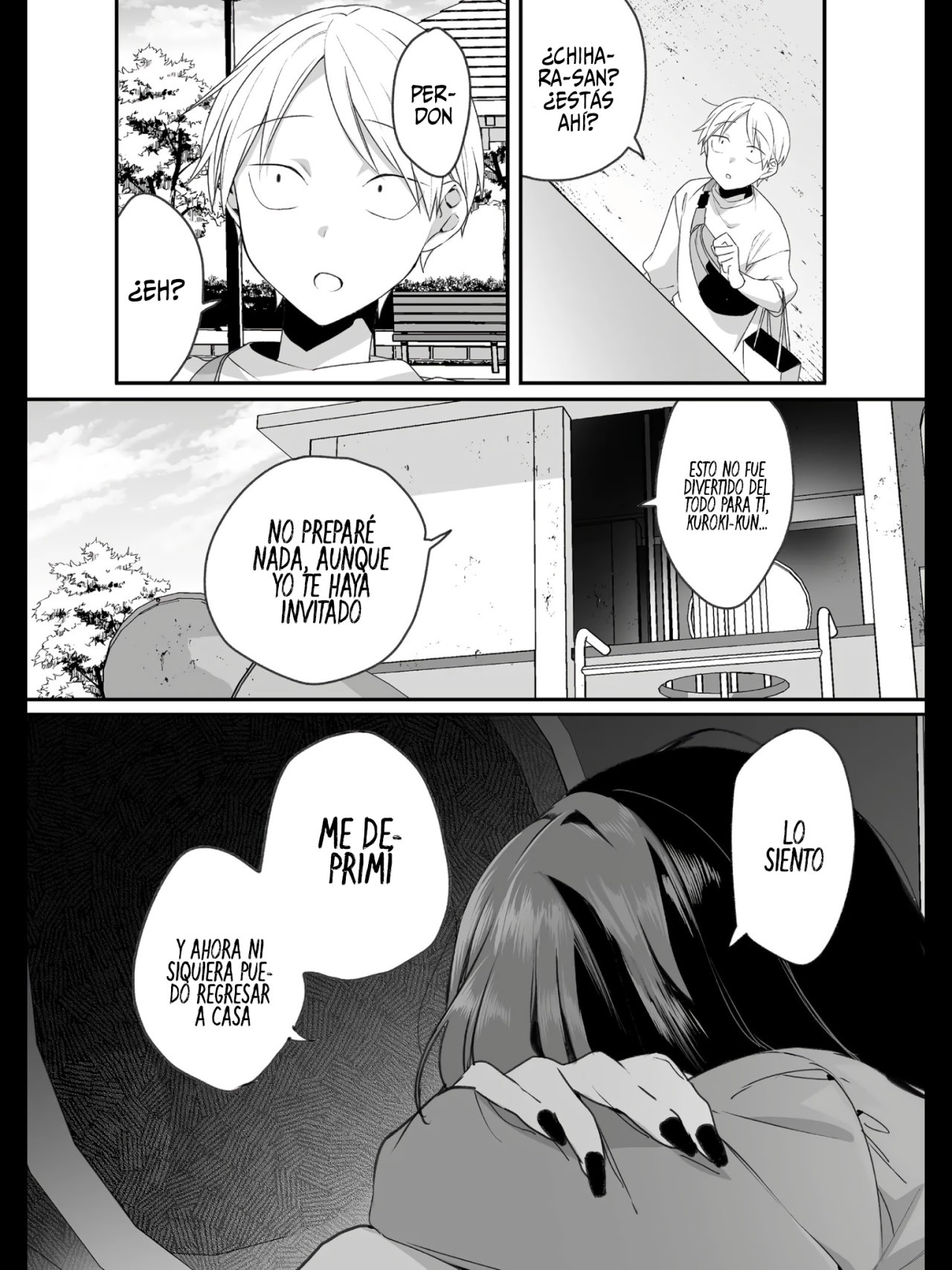 Esa chica es linda... ¿pero peligrosa? Capitulo 19: ¿Quieres reunirte? Chihara-san página 13