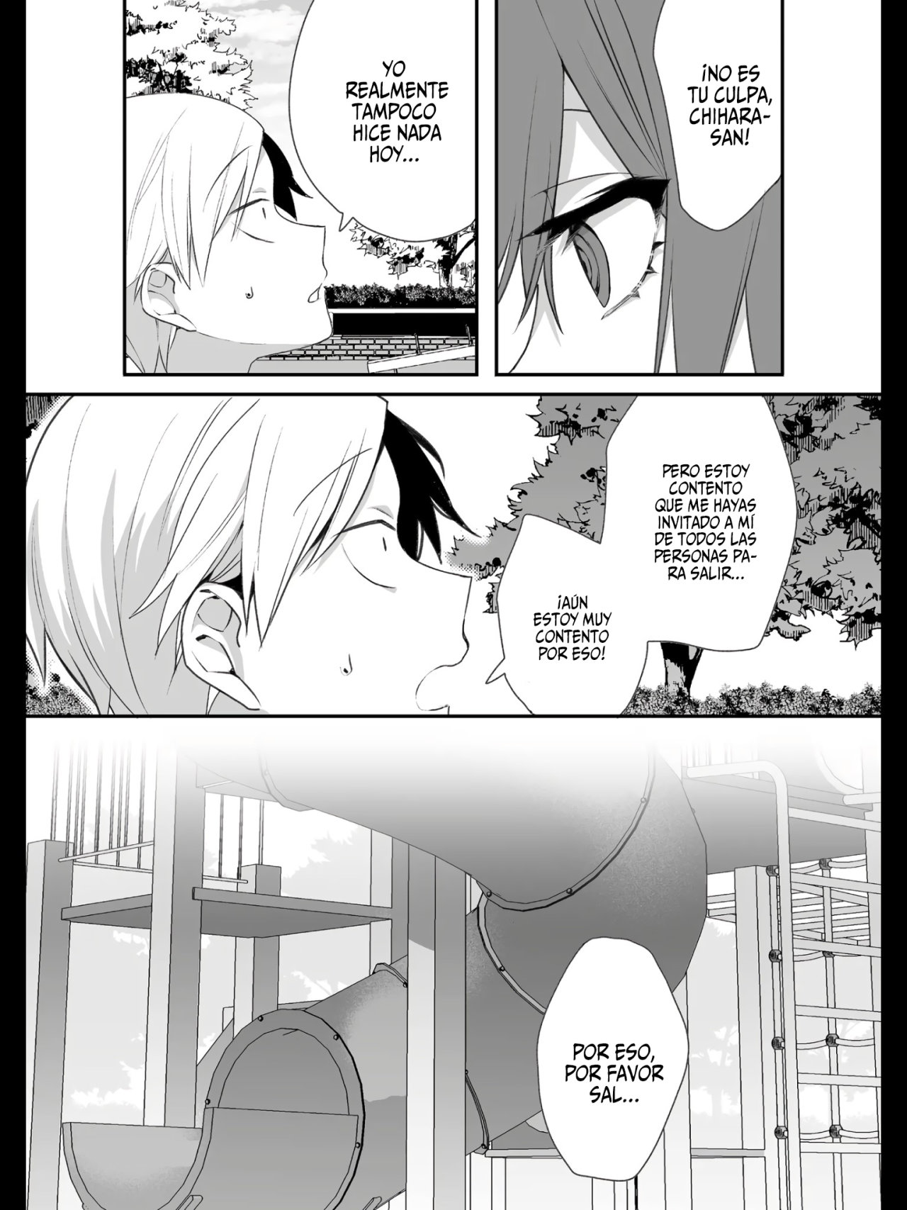 Esa chica es linda... ¿pero peligrosa? Capitulo 19: ¿Quieres reunirte? Chihara-san página 14