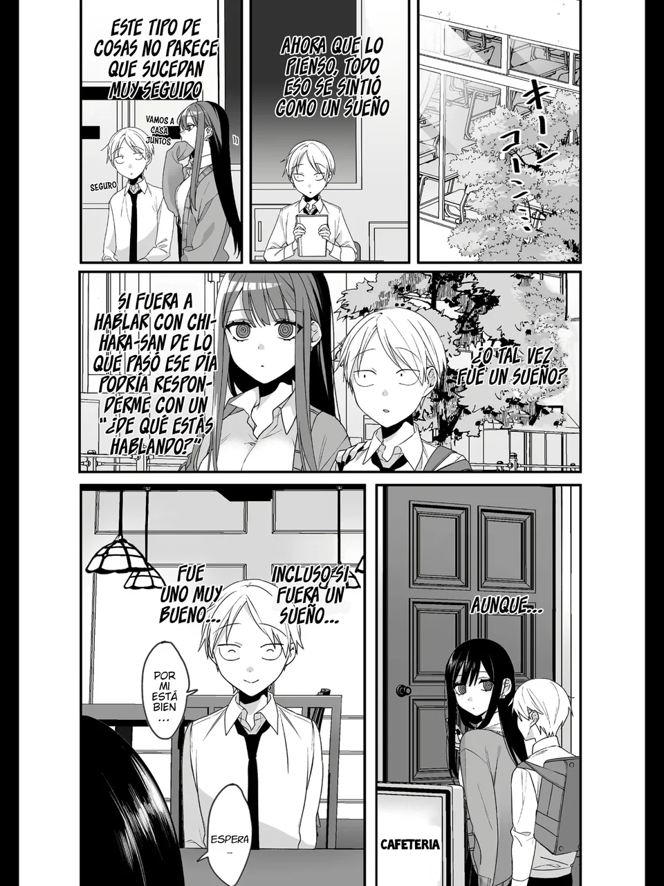 Esa chica es linda... ¿pero peligrosa? Capitulo 20: ¿En dónde estamos? chihara-san página 6