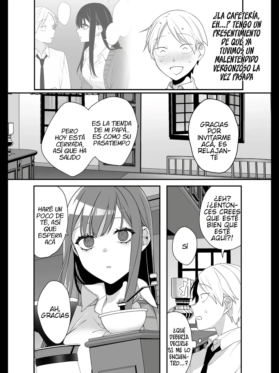 Esa chica es linda... ¿pero peligrosa? Capitulo 20: ¿En dónde estamos? chihara-san página 8