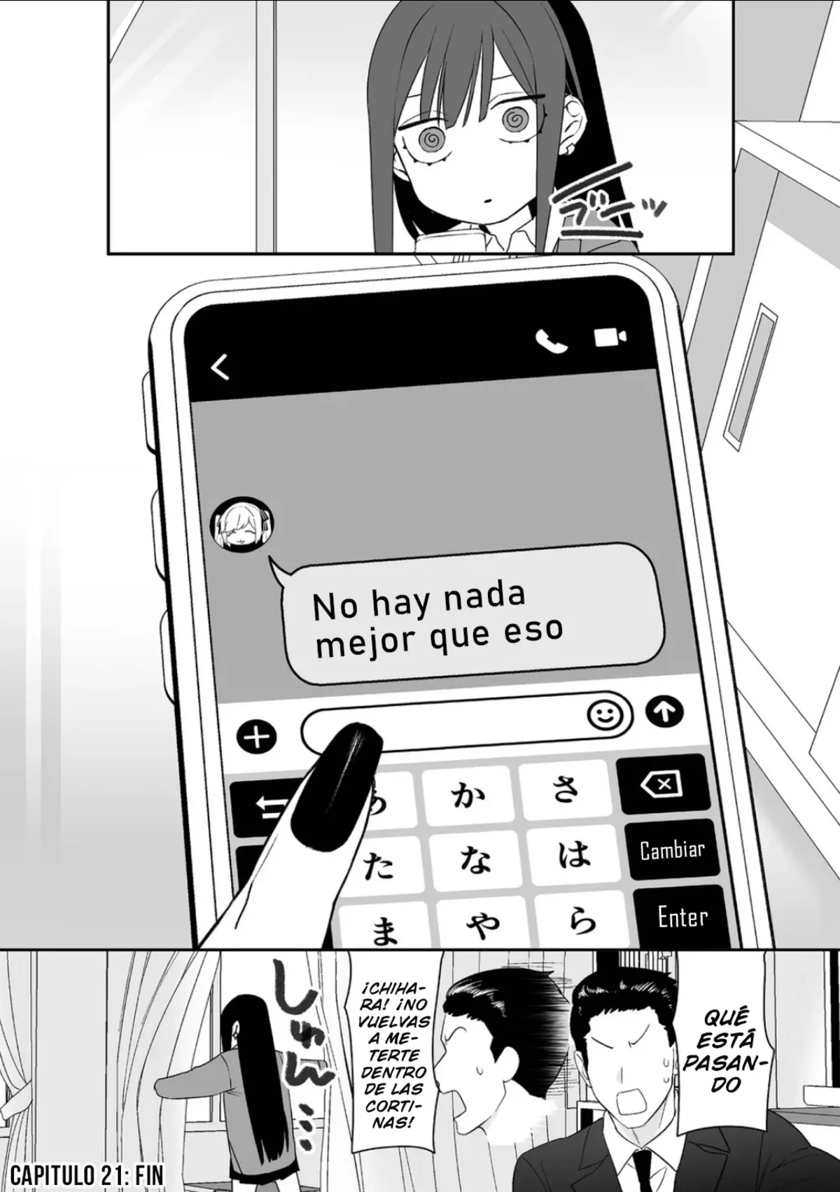 Esa chica es linda... ¿pero peligrosa? Capitulo 21: ¿son tus rivales? chihara-san página 15