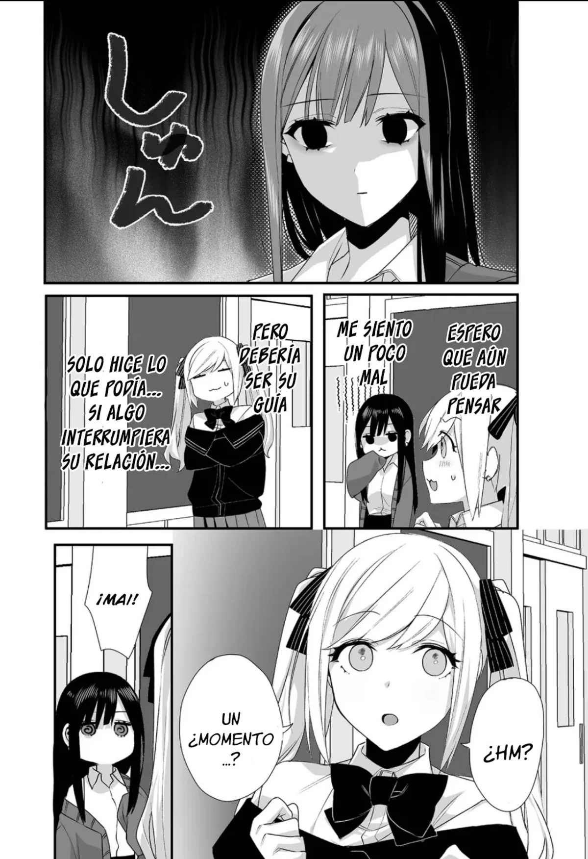 Esa chica es linda... ¿pero peligrosa? Capitulo 22: ¿Te estás portando bien? chihara-san página 11