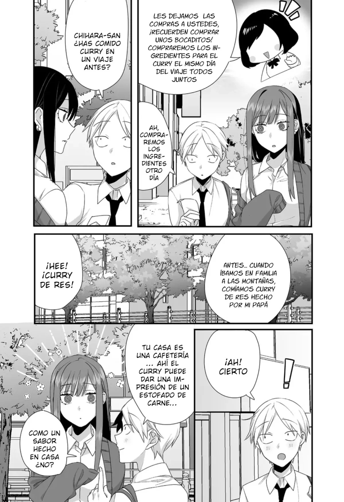 Esa chica es linda... ¿pero peligrosa? Capitulo 23: ¿Comienzan los eventos escolares? chihara-san página 12