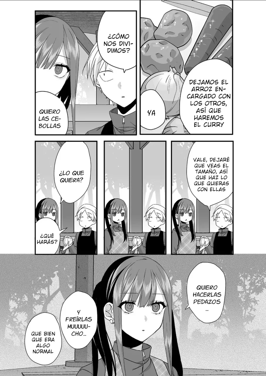 Esa chica es linda... ¿pero peligrosa? Capitulo 25: ¿por qué está hecho polvo? chihara-san página 7
