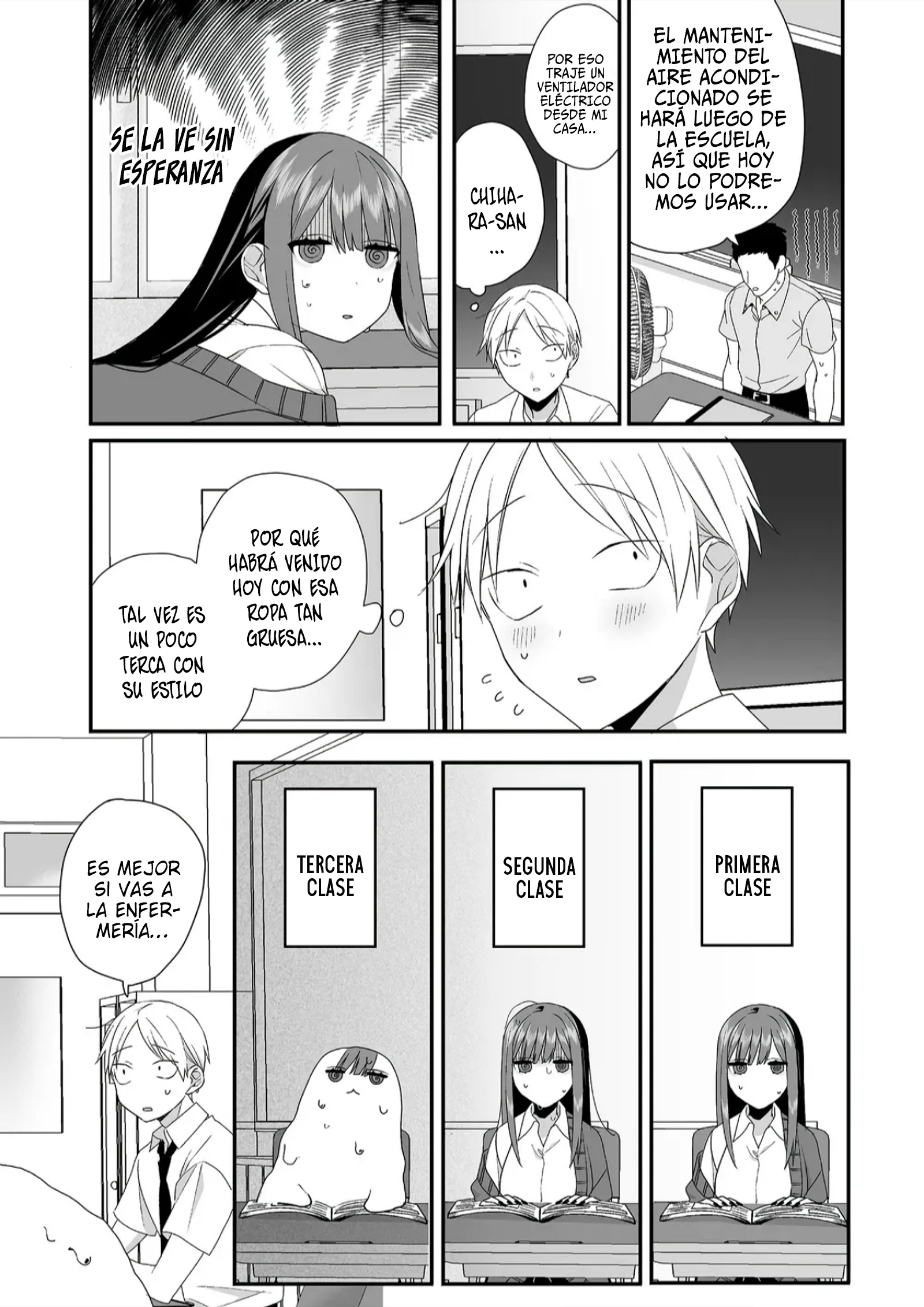 Esa chica es linda... ¿pero peligrosa? Capitulo 28: ¿Estás por derretirte? Chihara-san página 7
