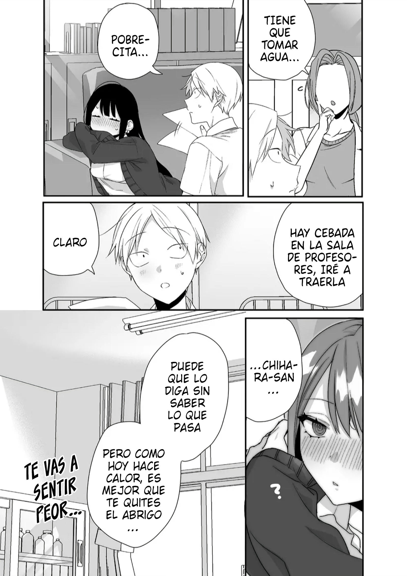 Esa chica es linda... ¿pero peligrosa? Capitulo 28: ¿Estás por derretirte? Chihara-san página 9