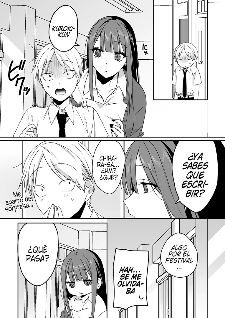 Esa chica es linda... ¿pero peligrosa? Capitulo 43: ¿Es momento de preparar el festival escolar? Chihara-san página 9