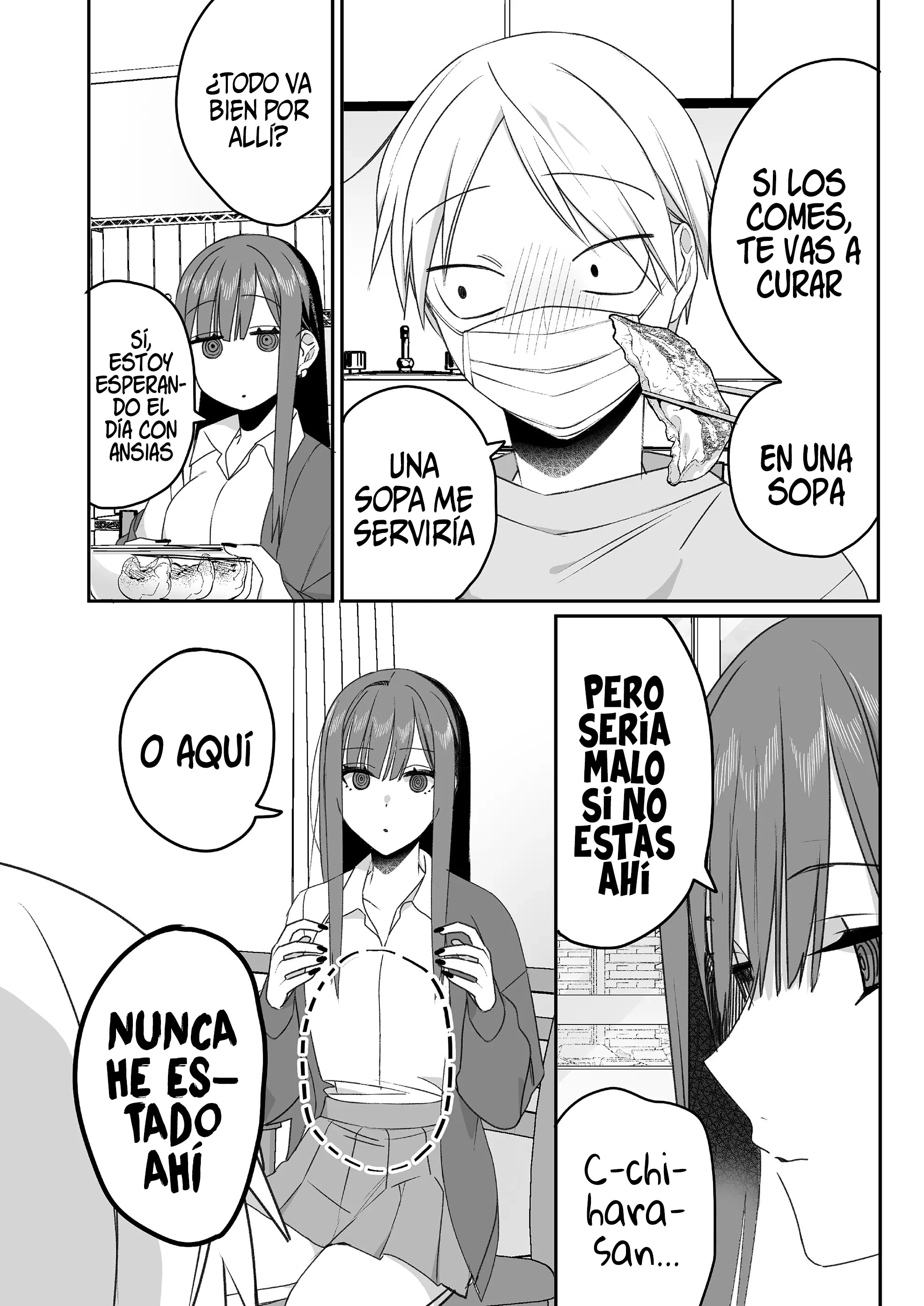 Esa chica es linda... ¿pero peligrosa? Capitulo 47: ¿Momentos antes del festival escolar? Chihara-san página 10