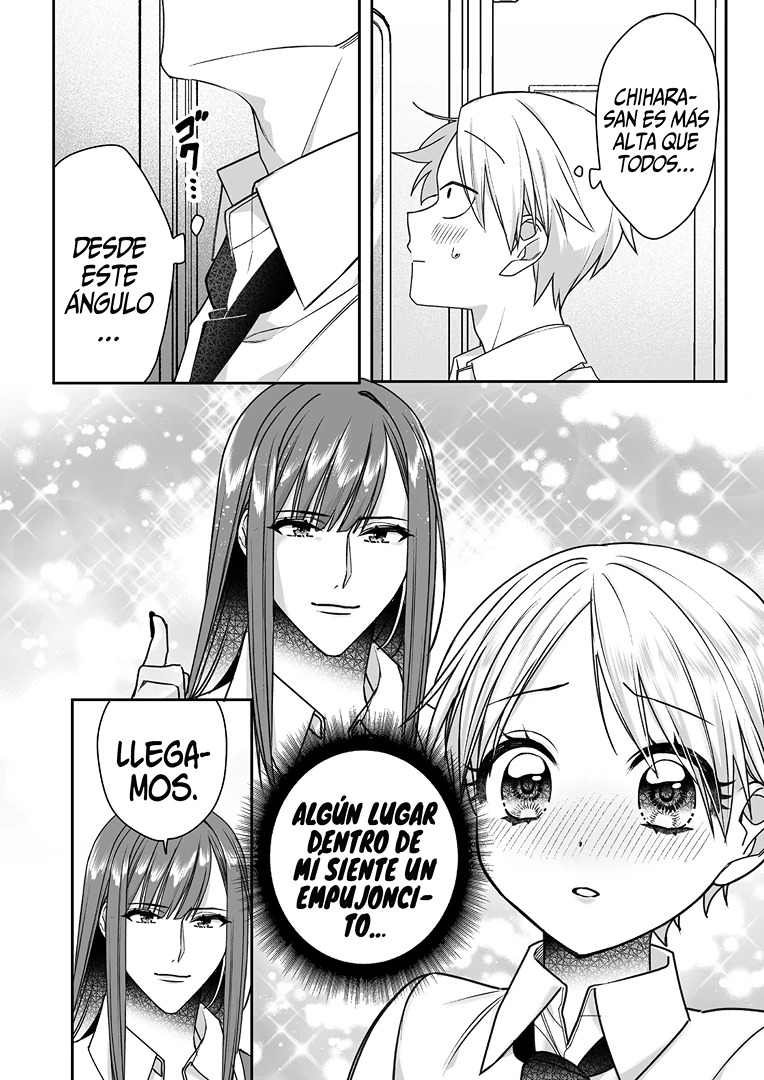 Esa chica es linda... ¿pero peligrosa? Capitulo 58: ¿Dónde para el tren? Chihara-san página 10