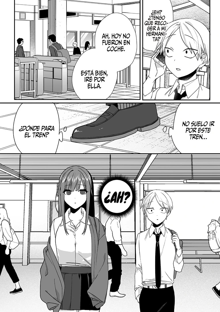 Esa chica es linda... ¿pero peligrosa? Capitulo 58: ¿Dónde para el tren? Chihara-san página 3