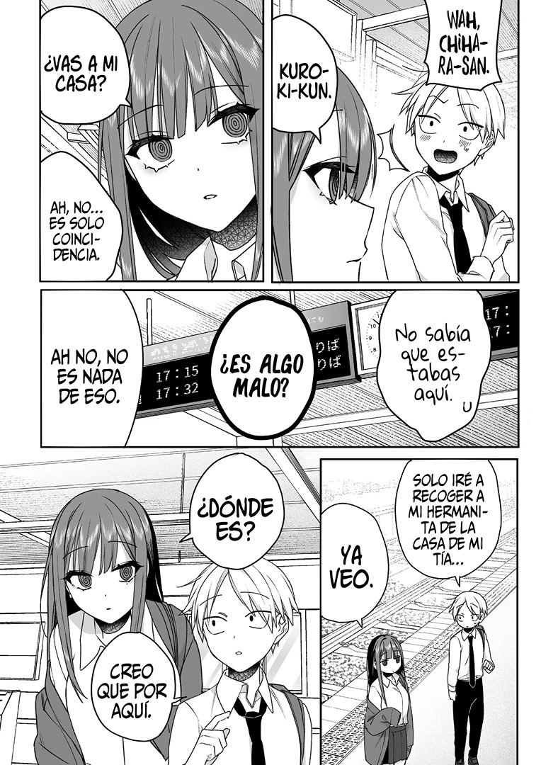 Esa chica es linda... ¿pero peligrosa? Capitulo 58: ¿Dónde para el tren? Chihara-san página 5