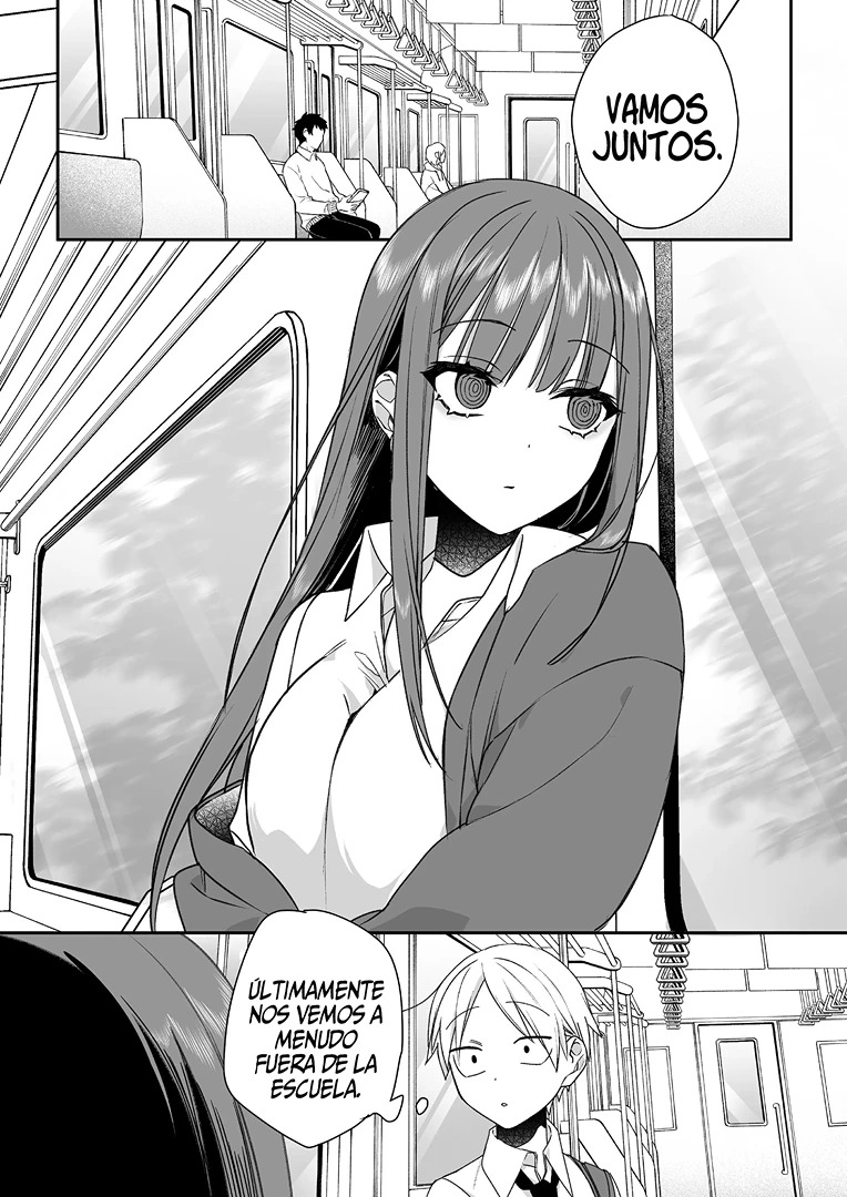 Esa chica es linda... ¿pero peligrosa? Capitulo 58: ¿Dónde para el tren? Chihara-san página 6