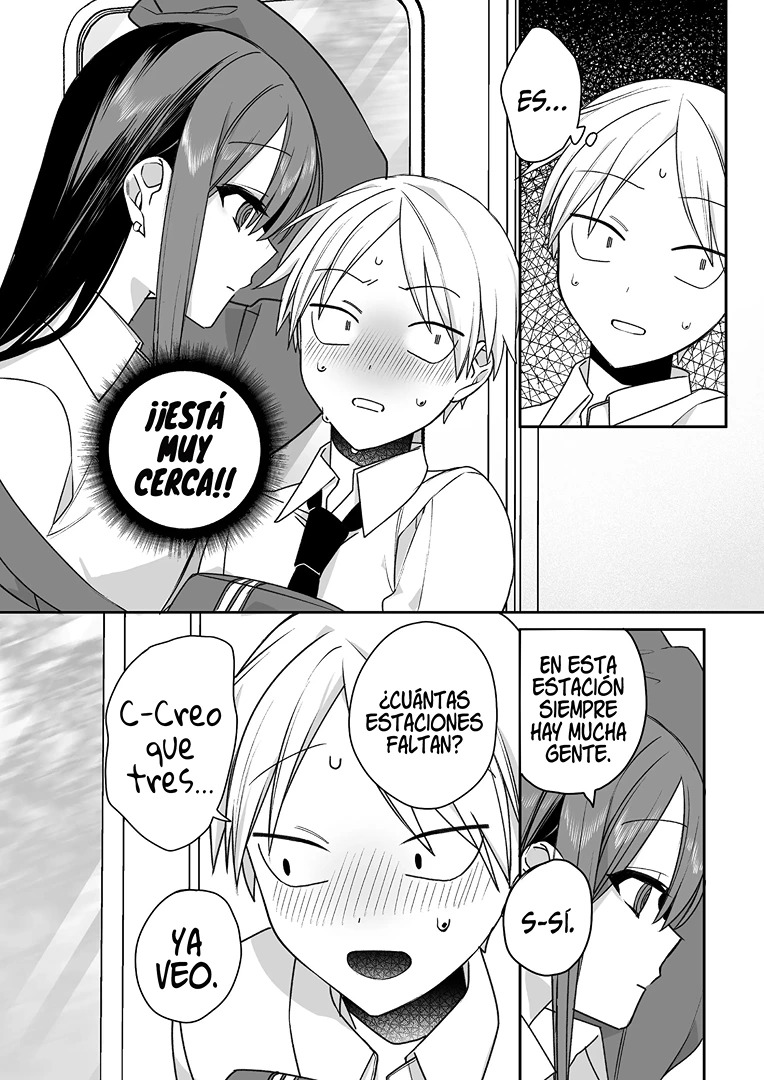 Esa chica es linda... ¿pero peligrosa? Capitulo 58: ¿Dónde para el tren? Chihara-san página 8