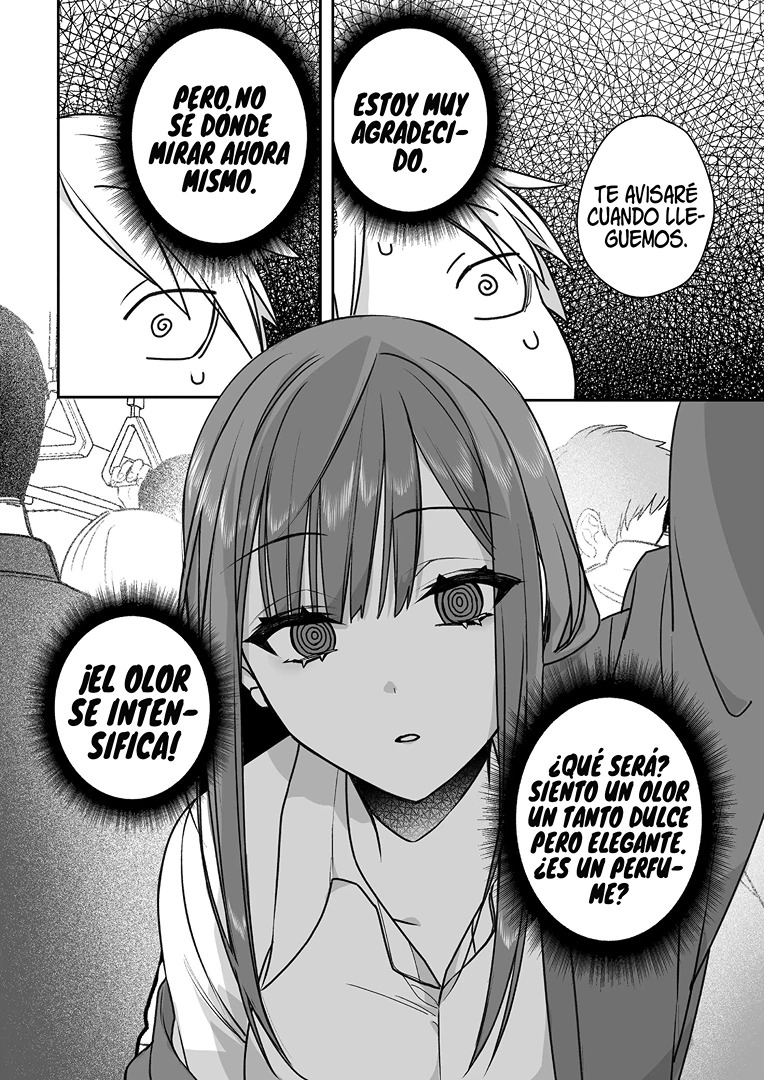 Esa chica es linda... ¿pero peligrosa? Capitulo 58: ¿Dónde para el tren? Chihara-san página 9
