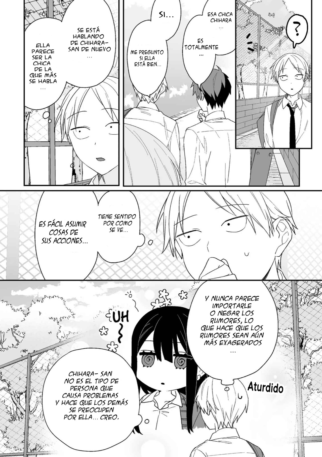 Esa chica es linda... ¿pero peligrosa? Capitulo 6: ¿Está todo bien? Chihara-san página 2