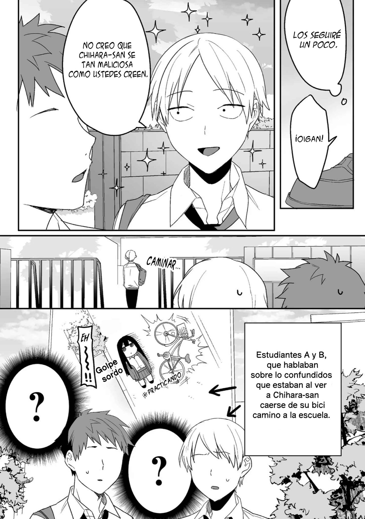 Esa chica es linda... ¿pero peligrosa? Capitulo 6: ¿Está todo bien? Chihara-san página 3