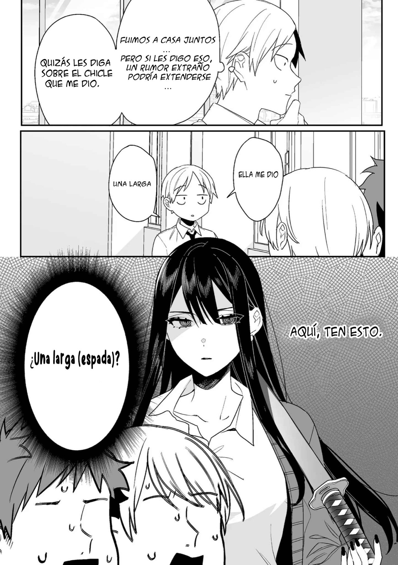 Esa chica es linda... ¿pero peligrosa? Capitulo 6: ¿Está todo bien? Chihara-san página 6