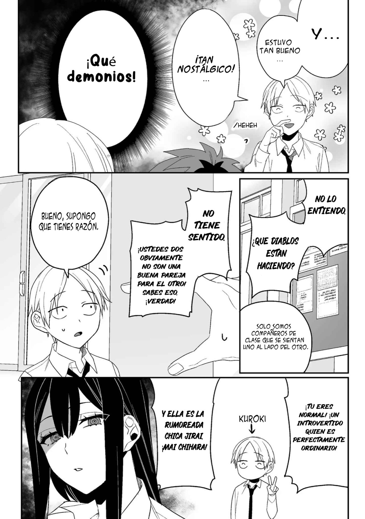 Esa chica es linda... ¿pero peligrosa? Capitulo 6: ¿Está todo bien? Chihara-san página 7
