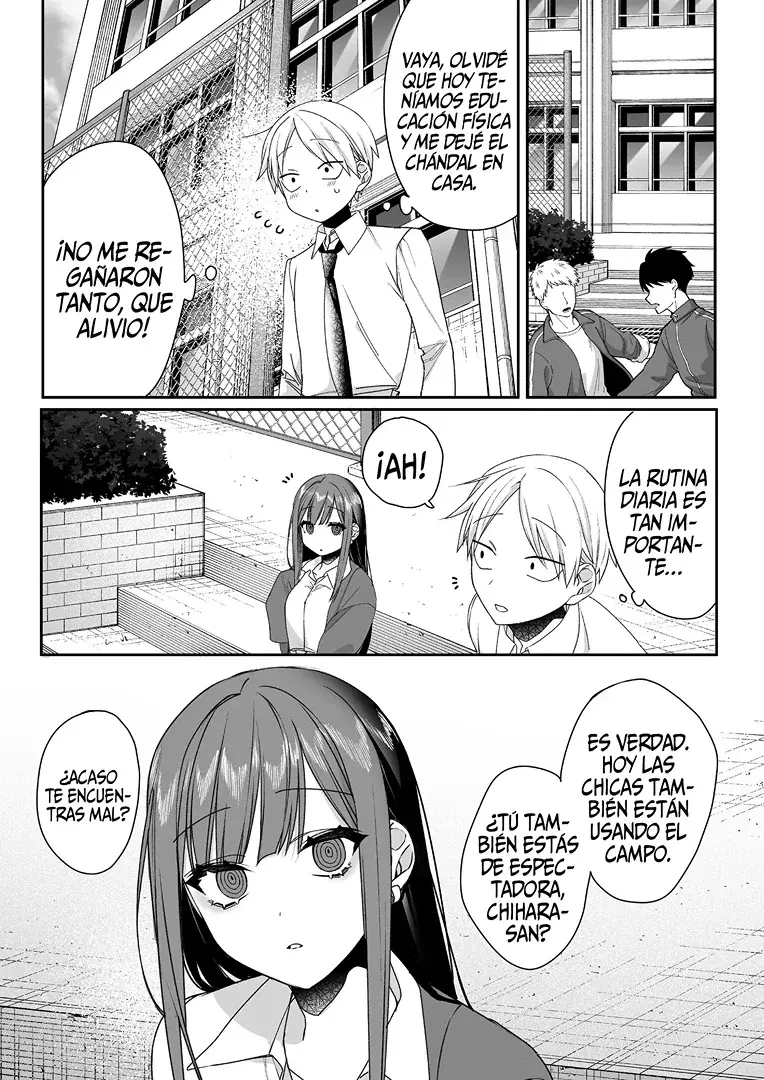 Esa chica es linda... ¿pero peligrosa? Capitulo 60: ¿Haces gimnasia? Chihara-san página 3