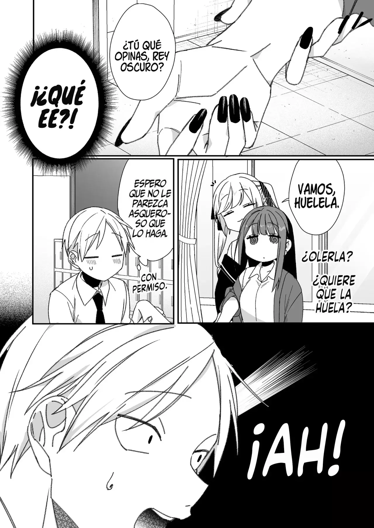 Esa chica es linda... ¿pero peligrosa? Capitulo 62: ¿Huelo bien, Chihara-san? página 10