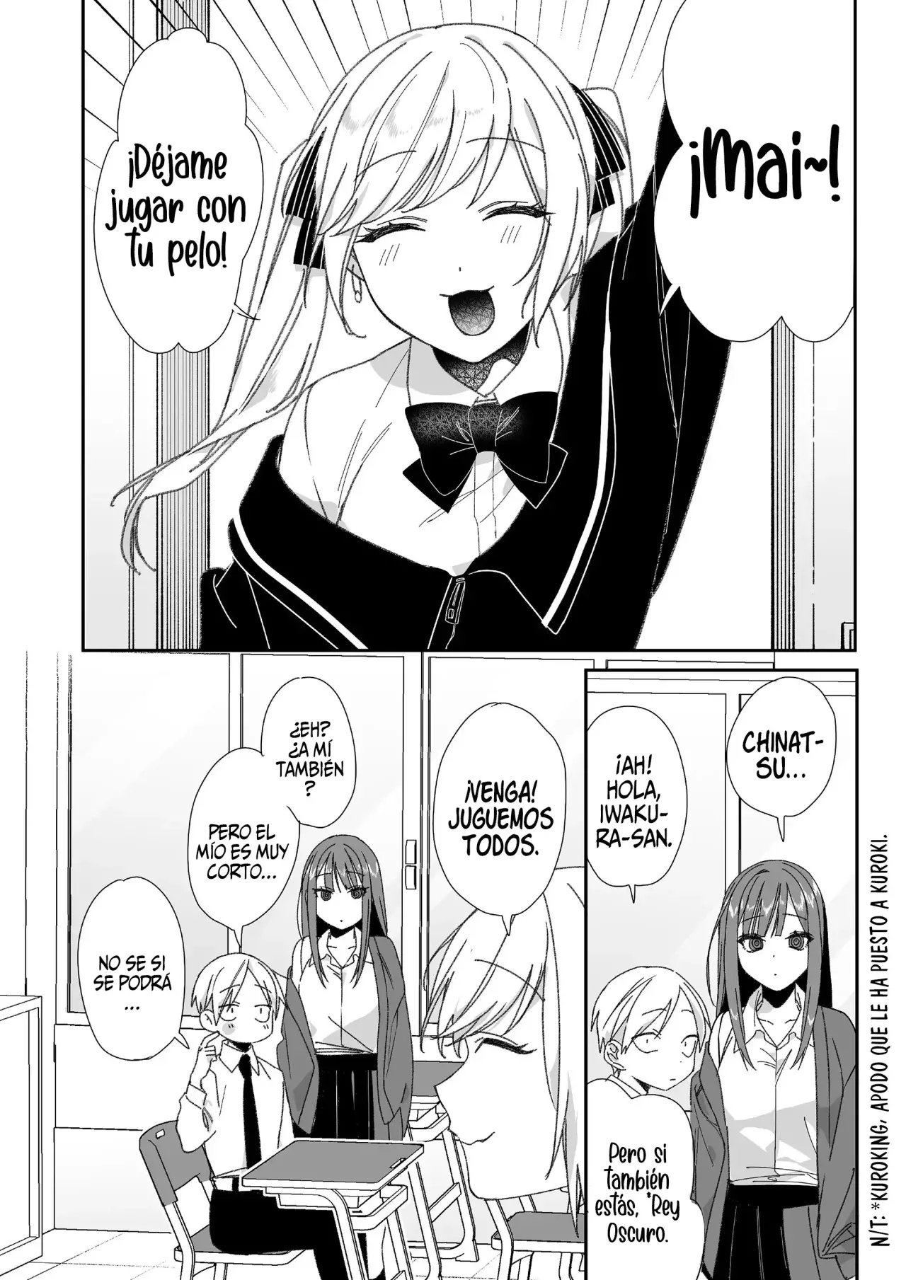 Esa chica es linda... ¿pero peligrosa? Capitulo 62: ¿Huelo bien, Chihara-san? página 4