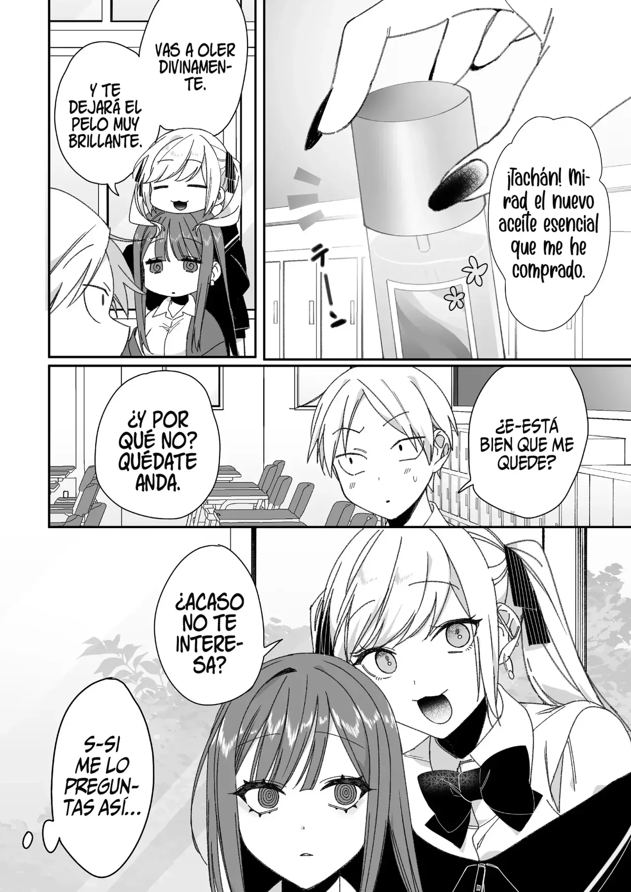 Esa chica es linda... ¿pero peligrosa? Capitulo 62: ¿Huelo bien, Chihara-san? página 6
