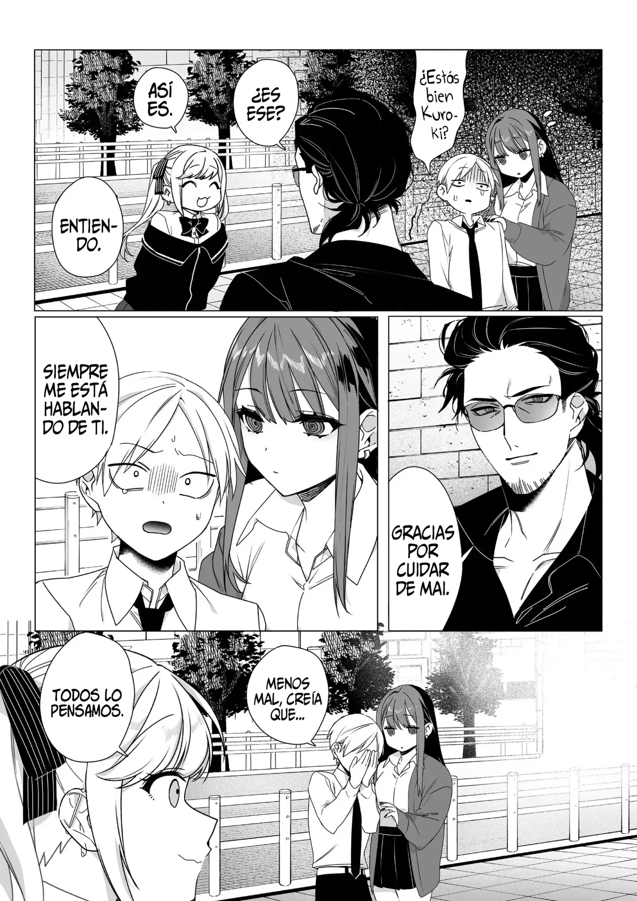 Esa chica es linda... ¿pero peligrosa? Capitulo 64: ¿Eres de aquí, Chihara-san? página 10