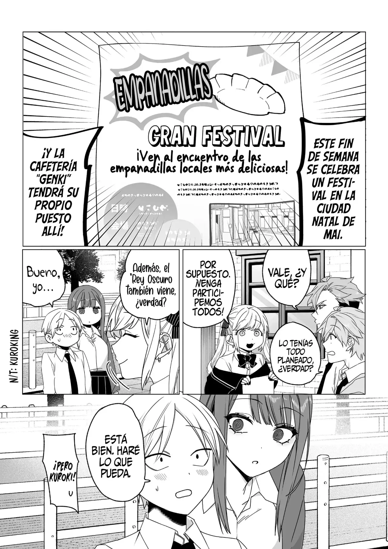 Esa chica es linda... ¿pero peligrosa? Capitulo 64: ¿Eres de aquí, Chihara-san? página 12