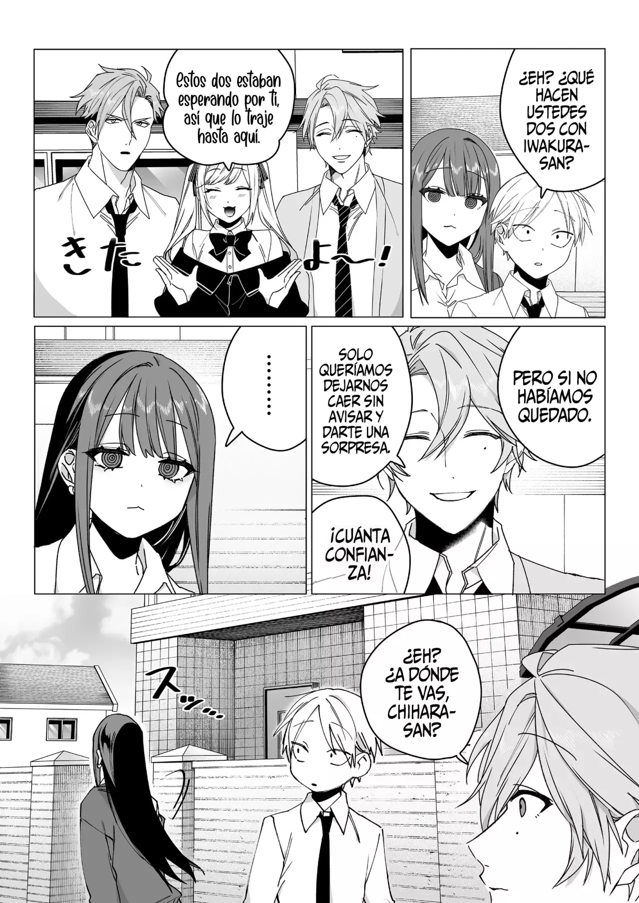 Esa chica es linda... ¿pero peligrosa? Capitulo 64: ¿Eres de aquí, Chihara-san? página 6