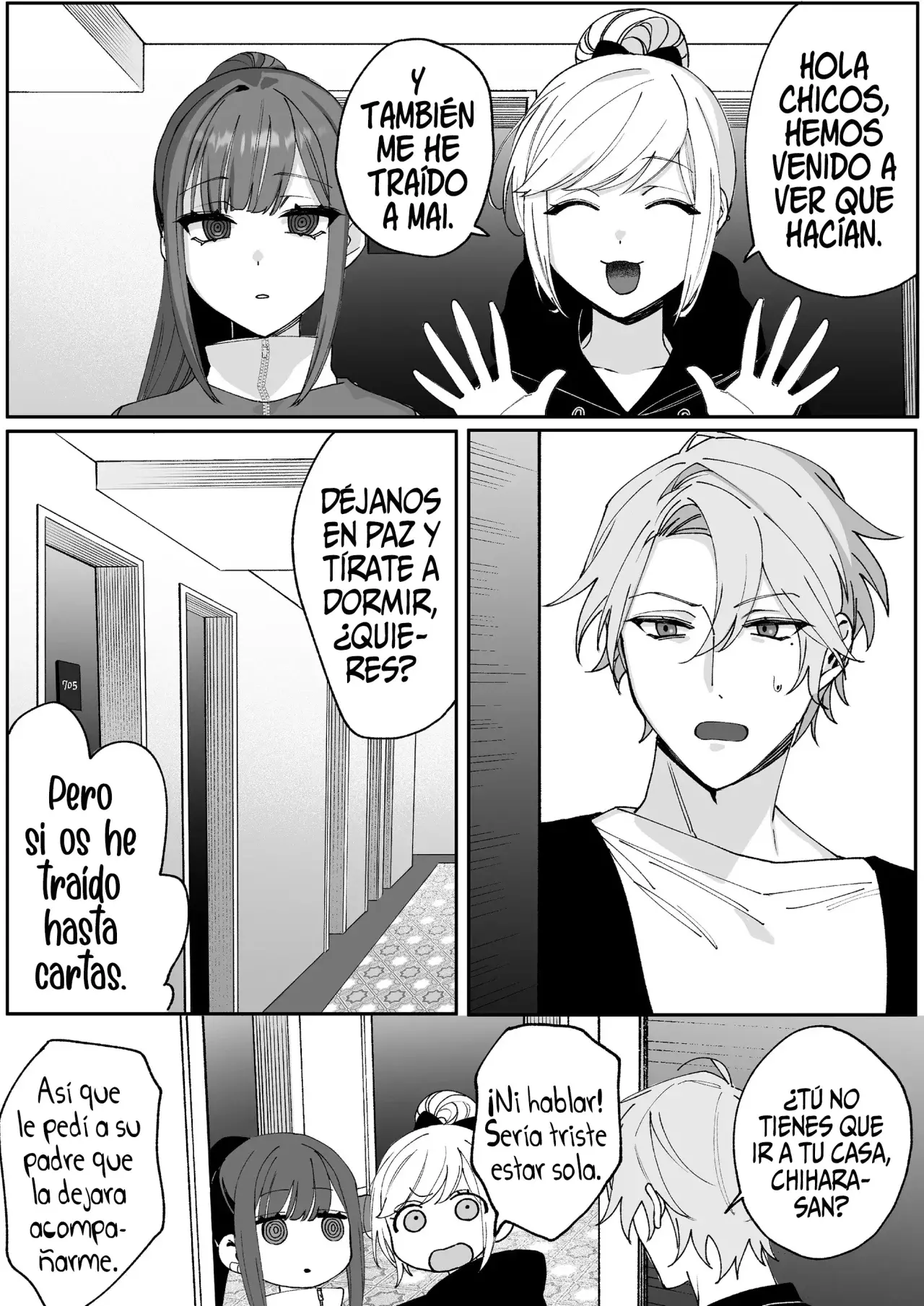 Esa chica es linda... ¿pero peligrosa? Capitulo 65: ¿Qué hiciste antes del festival? Chihara-san página 8