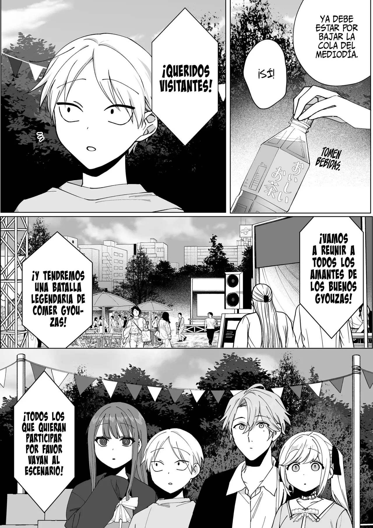 Esa chica es linda... ¿pero peligrosa? Capitulo 66: ¿Día del festival del gyouza? Chihara-san. página 4
