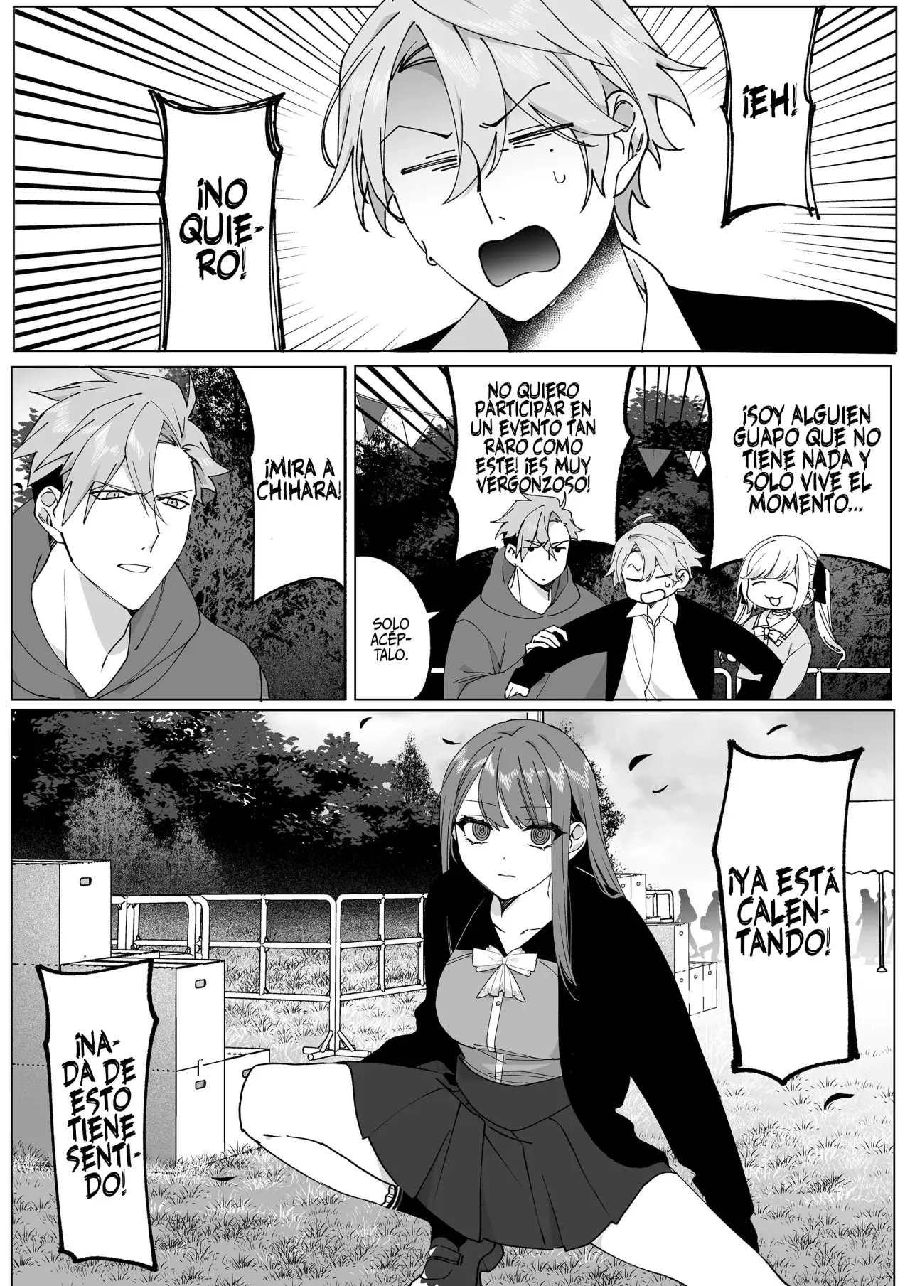 Esa chica es linda... ¿pero peligrosa? Capitulo 66: ¿Día del festival del gyouza? Chihara-san. página 6