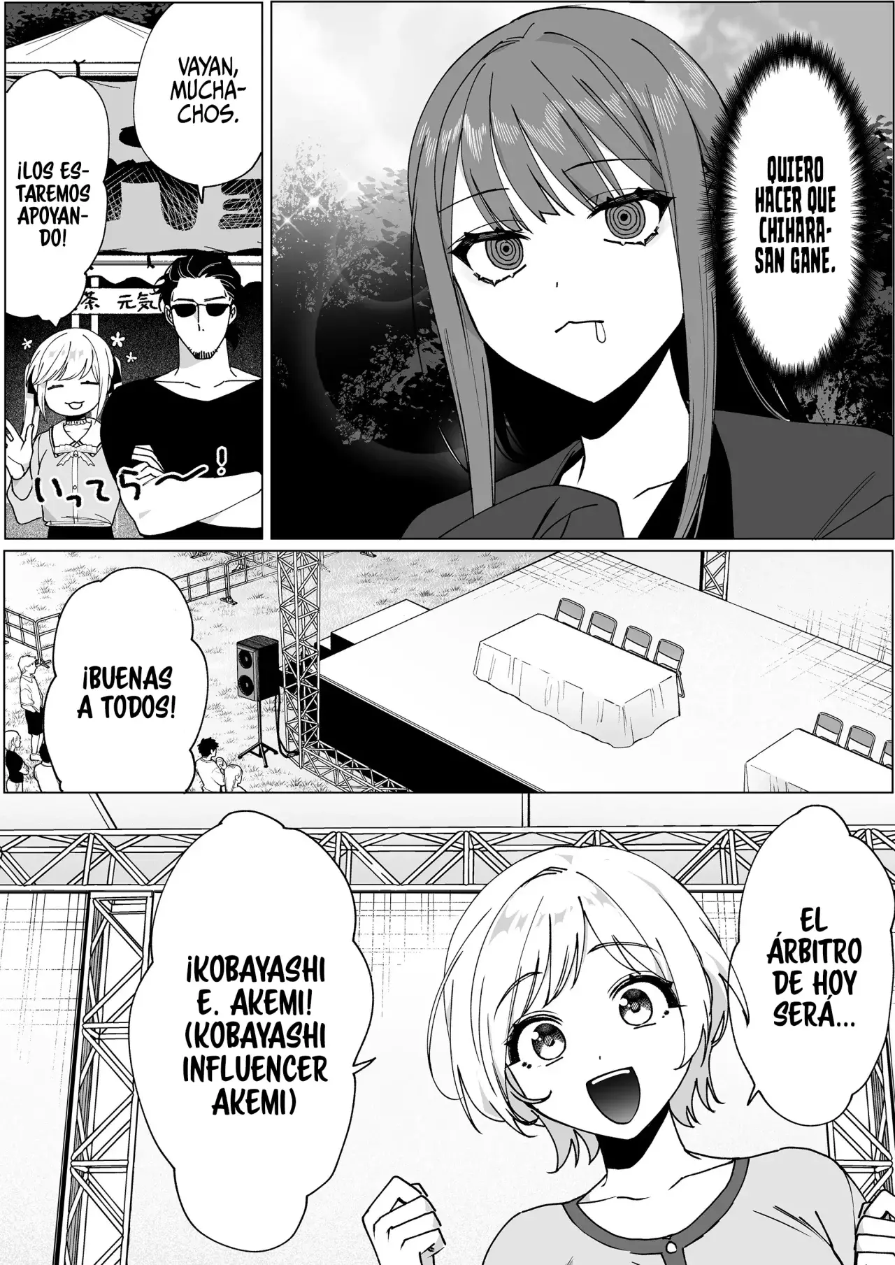 Esa chica es linda... ¿pero peligrosa? Capitulo 66: ¿Día del festival del gyouza? Chihara-san. página 8