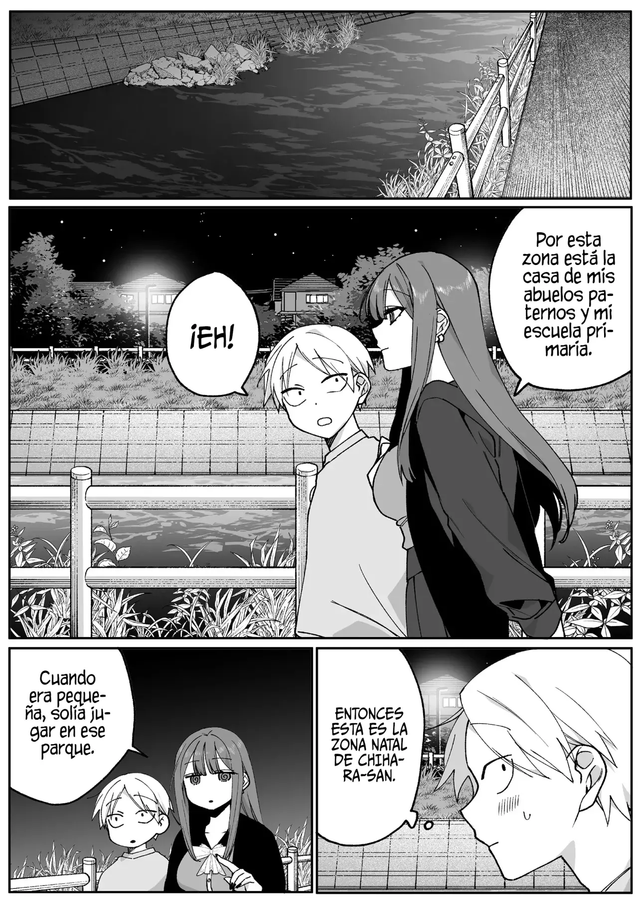 Esa chica es linda... ¿pero peligrosa? Capitulo 67: ¿Viaje largo? Chihara-san página 7