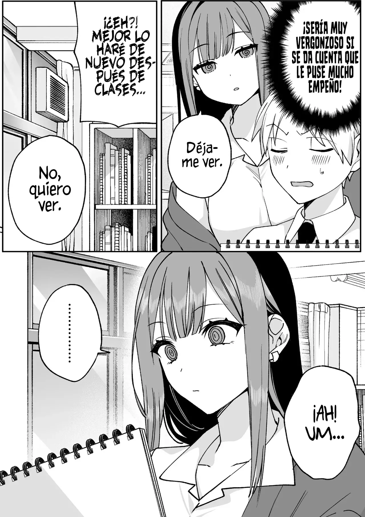 Esa chica es linda... ¿pero peligrosa? Capitulo 68: ¿Puedes dibujar? Chihara-san página 10