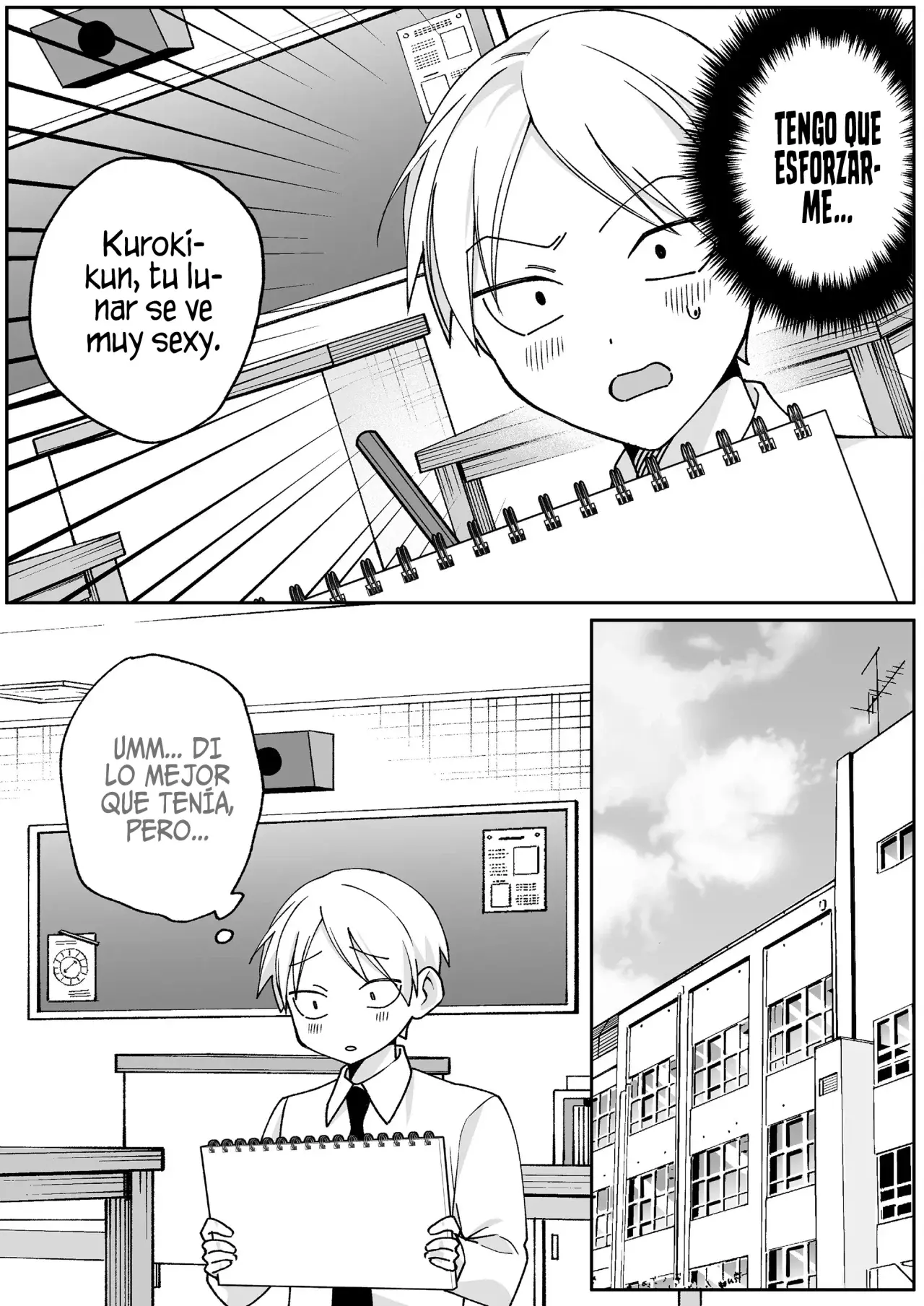Esa chica es linda... ¿pero peligrosa? Capitulo 68: ¿Puedes dibujar? Chihara-san página 9