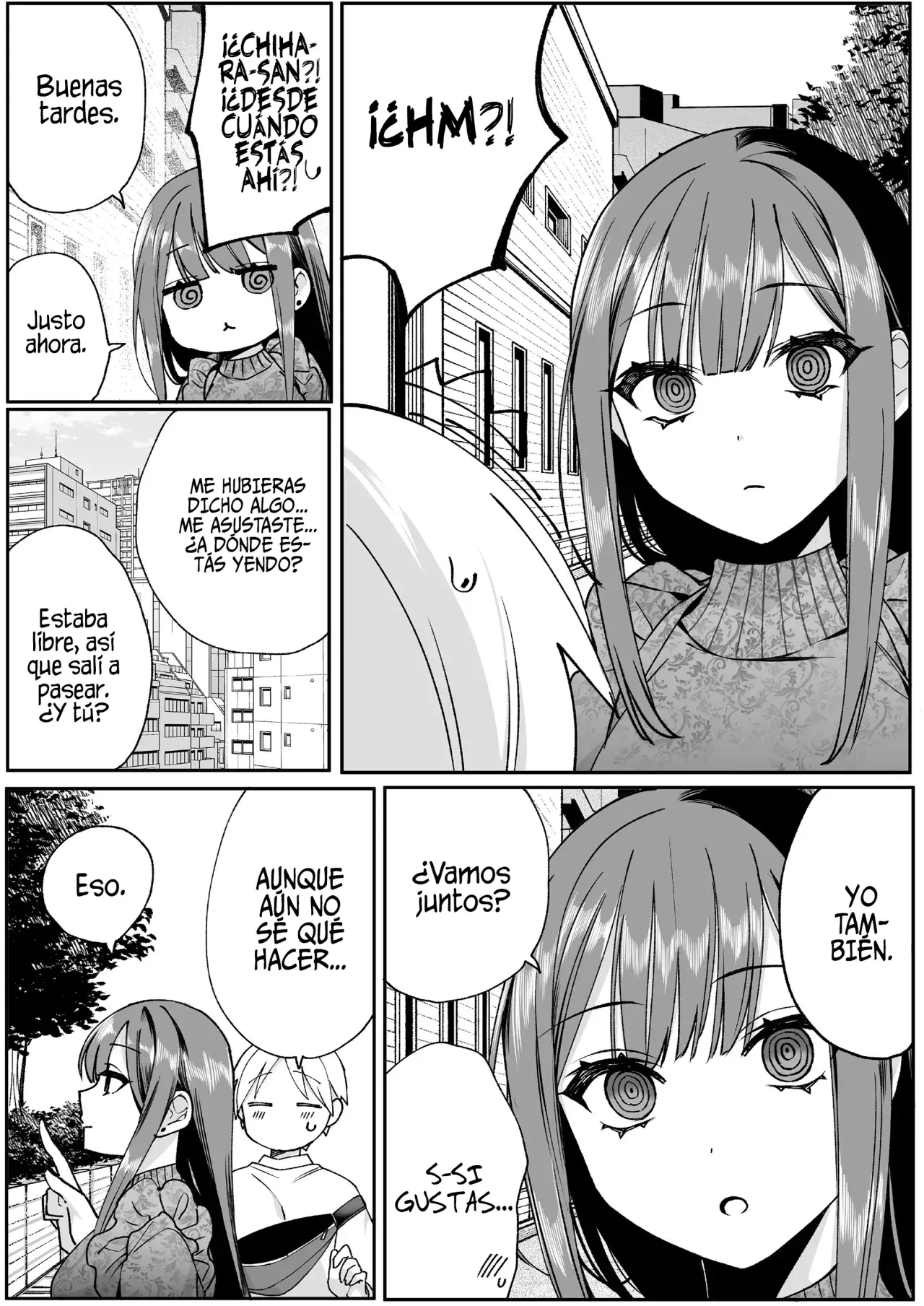 Esa chica es linda... ¿pero peligrosa? Capitulo 70: ¿2 Tomas? Chihara-san página 6