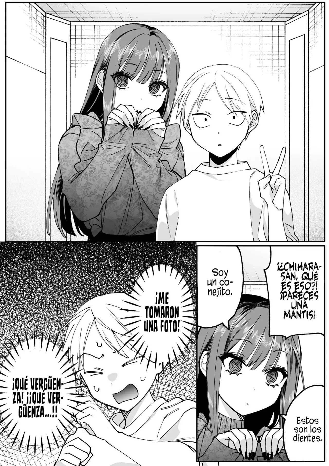 Esa chica es linda... ¿pero peligrosa? Capitulo 70: ¿2 Tomas? Chihara-san página 9