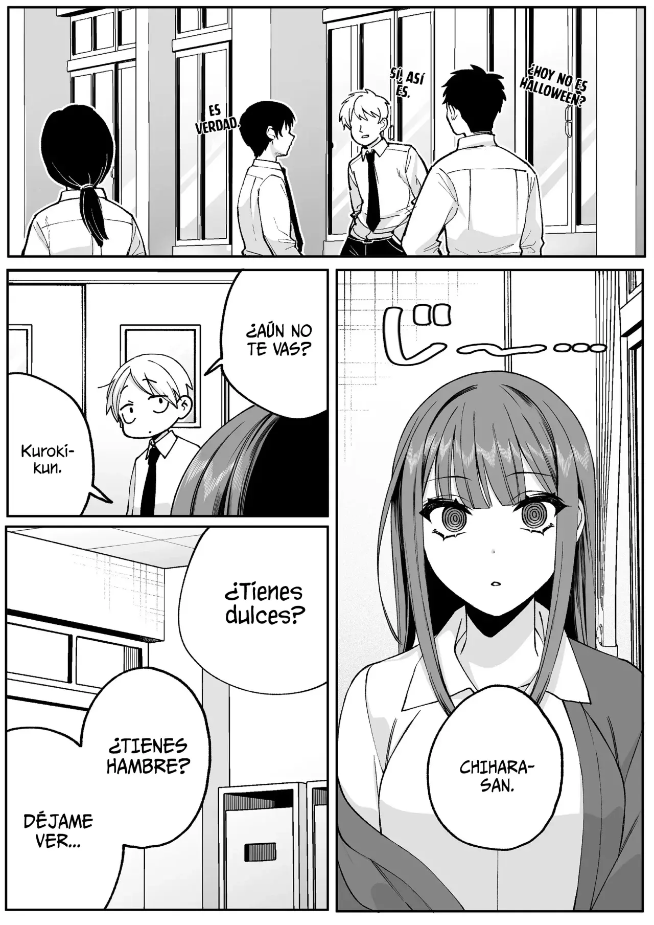 Esa chica es linda... ¿pero peligrosa? Capitulo 71: ¿Hoy es Halloween? Chihara-san página 3