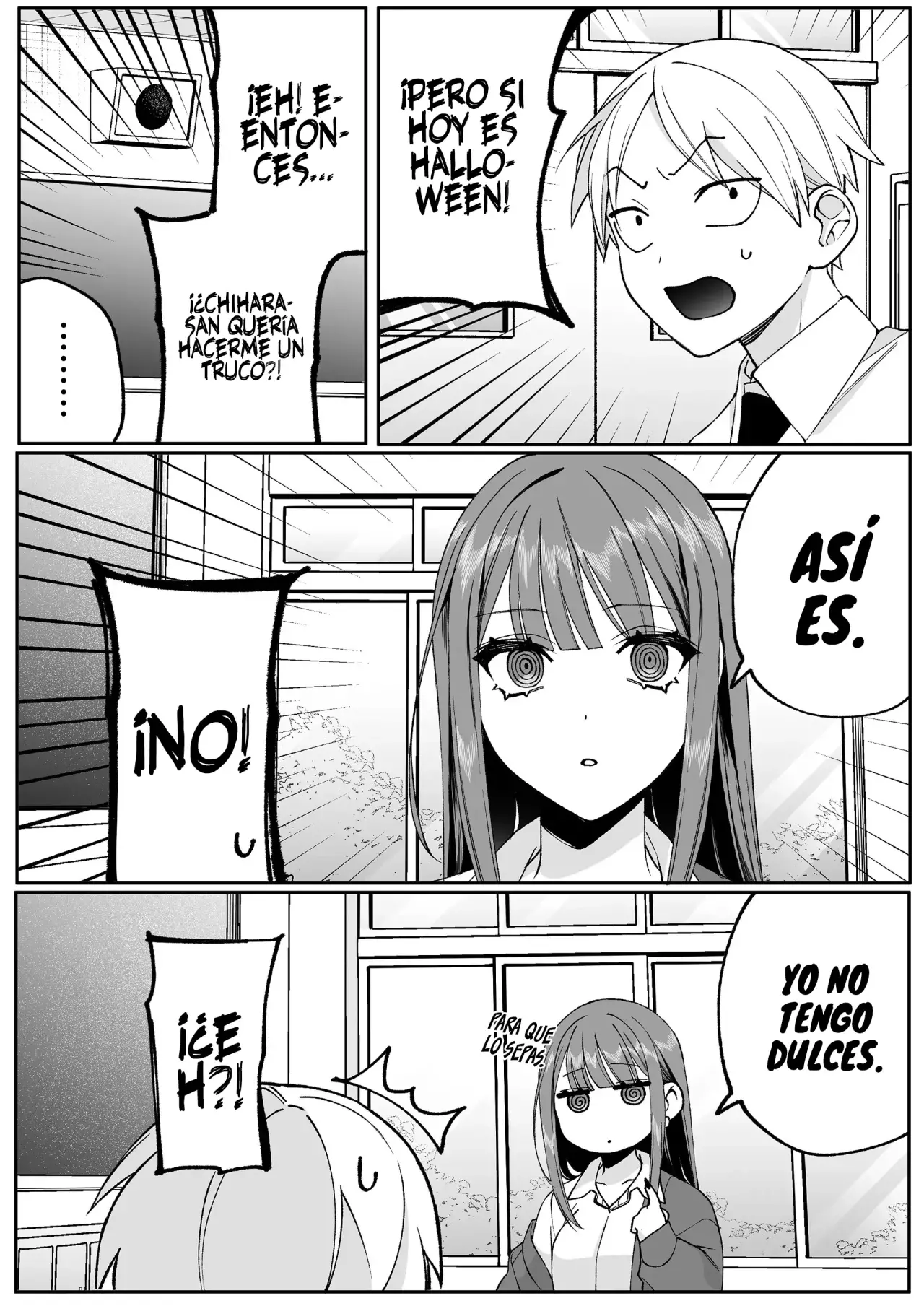 Esa chica es linda... ¿pero peligrosa? Capitulo 71: ¿Hoy es Halloween? Chihara-san página 6