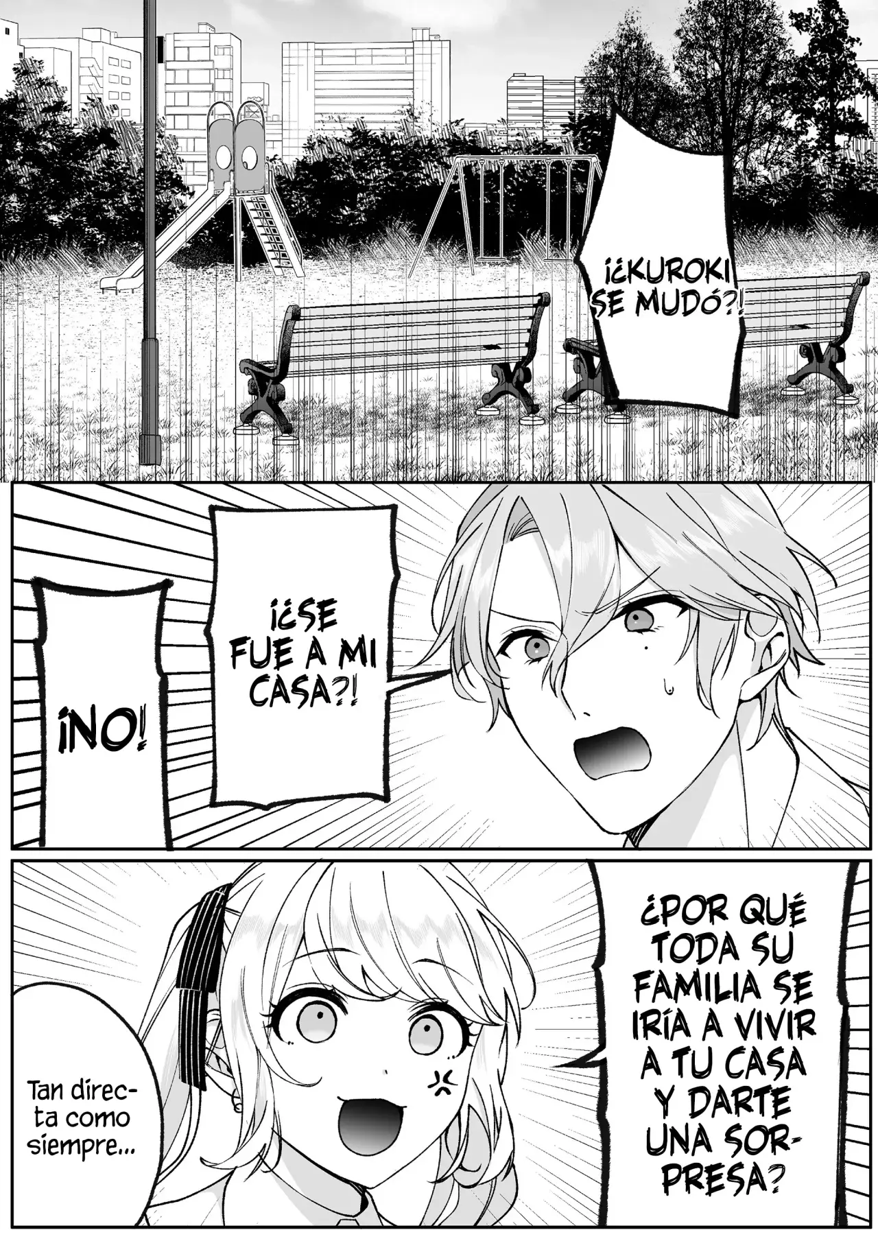 Esa chica es linda... ¿pero peligrosa? Capitulo 72: ¿A dónde fuiste? Kuroki-kun página 10