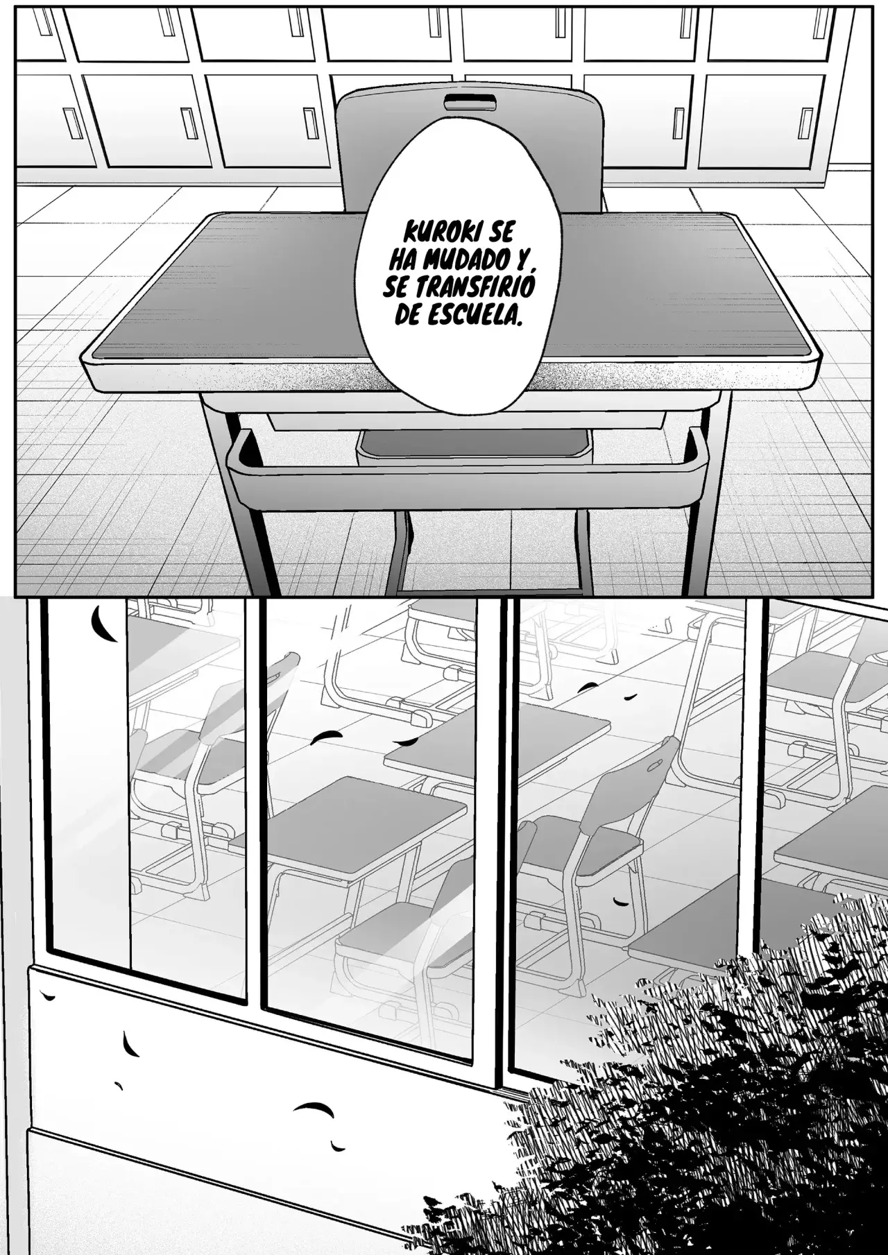 Esa chica es linda... ¿pero peligrosa? Capitulo 72: ¿A dónde fuiste? Kuroki-kun página 4