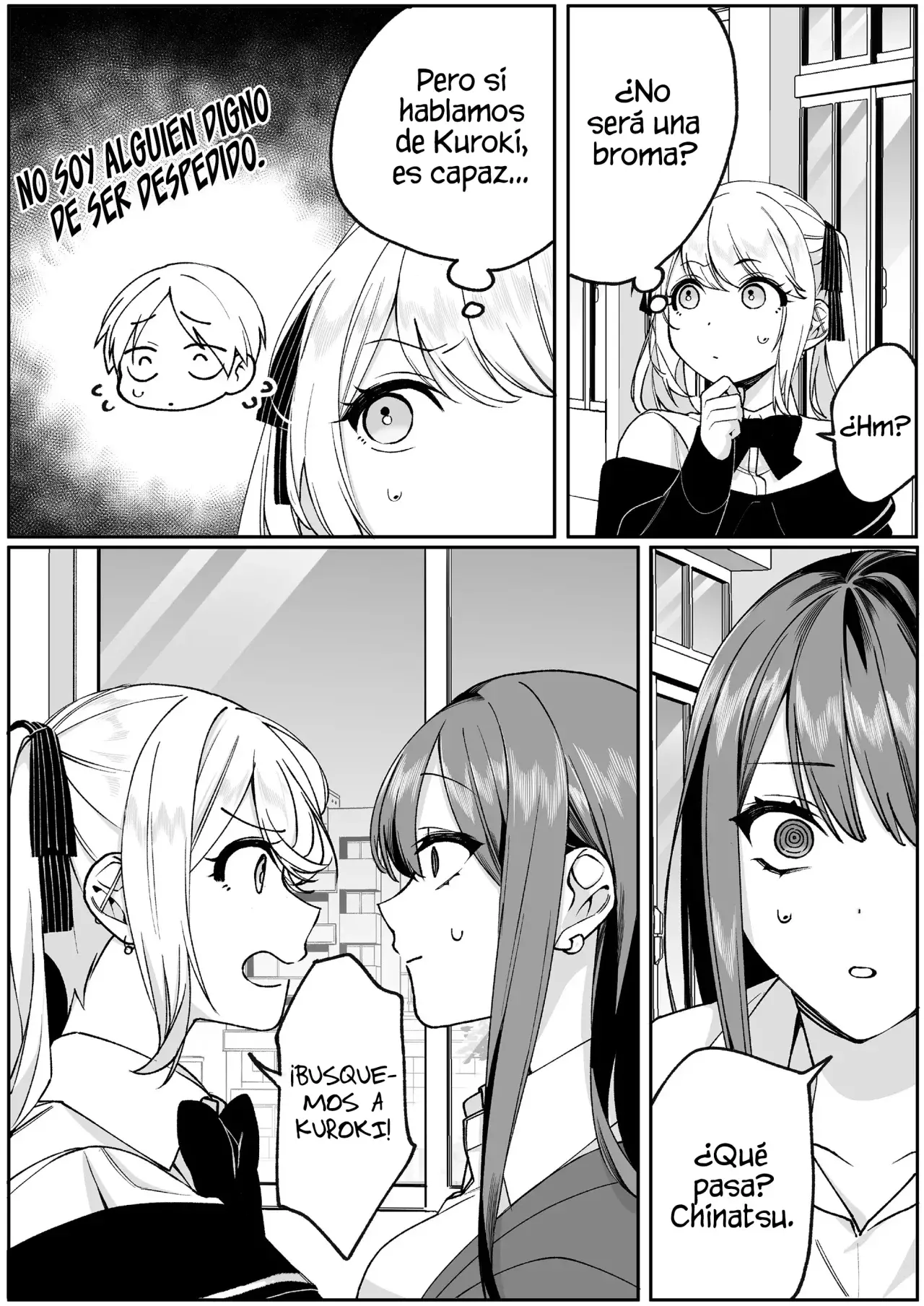 Esa chica es linda... ¿pero peligrosa? Capitulo 72: ¿A dónde fuiste? Kuroki-kun página 8