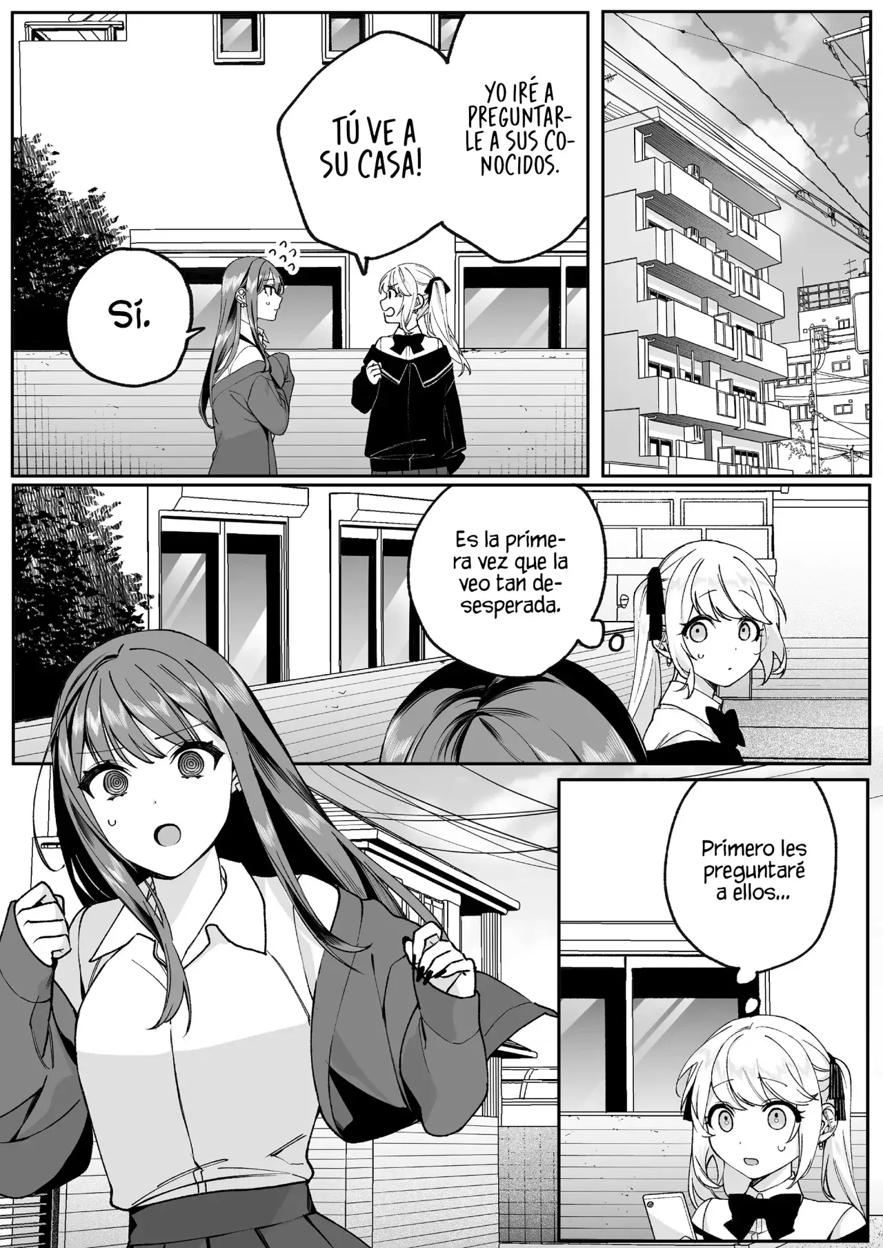 Esa chica es linda... ¿pero peligrosa? Capitulo 72: ¿A dónde fuiste? Kuroki-kun página 9