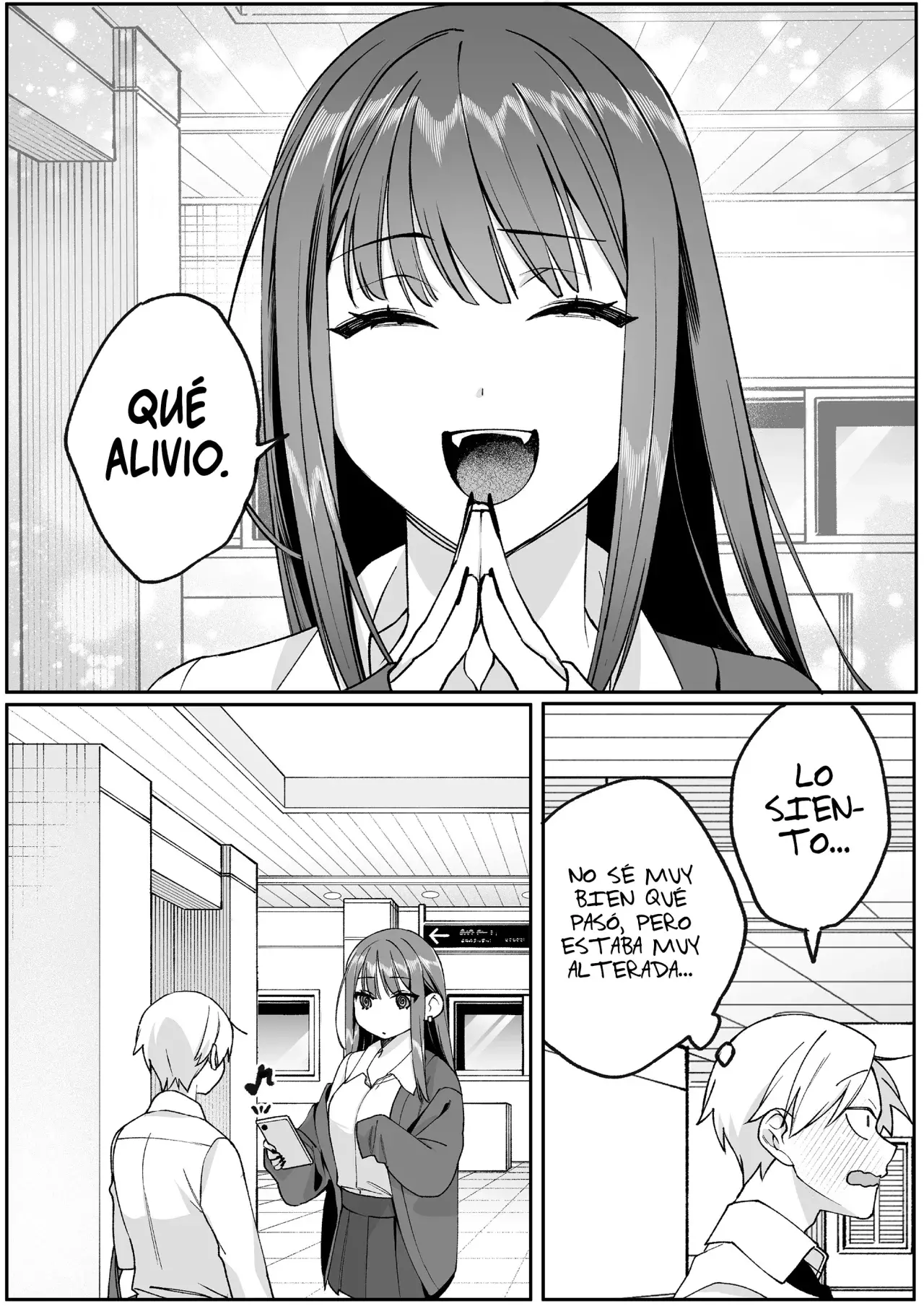 Esa chica es linda... ¿pero peligrosa? Capitulo 73: ¿Estabas aquí? Kuroki-kun página 10