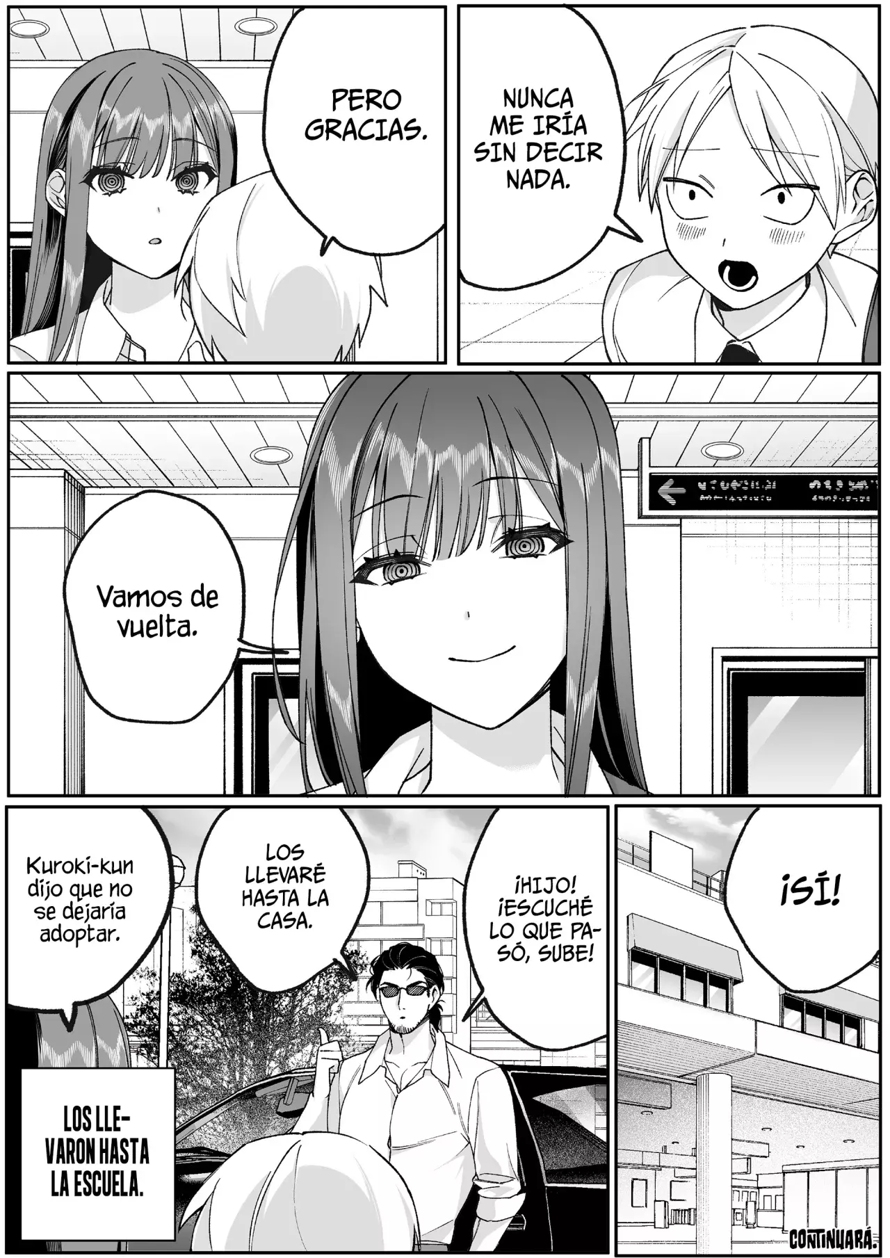 Esa chica es linda... ¿pero peligrosa? Capitulo 73: ¿Estabas aquí? Kuroki-kun página 12
