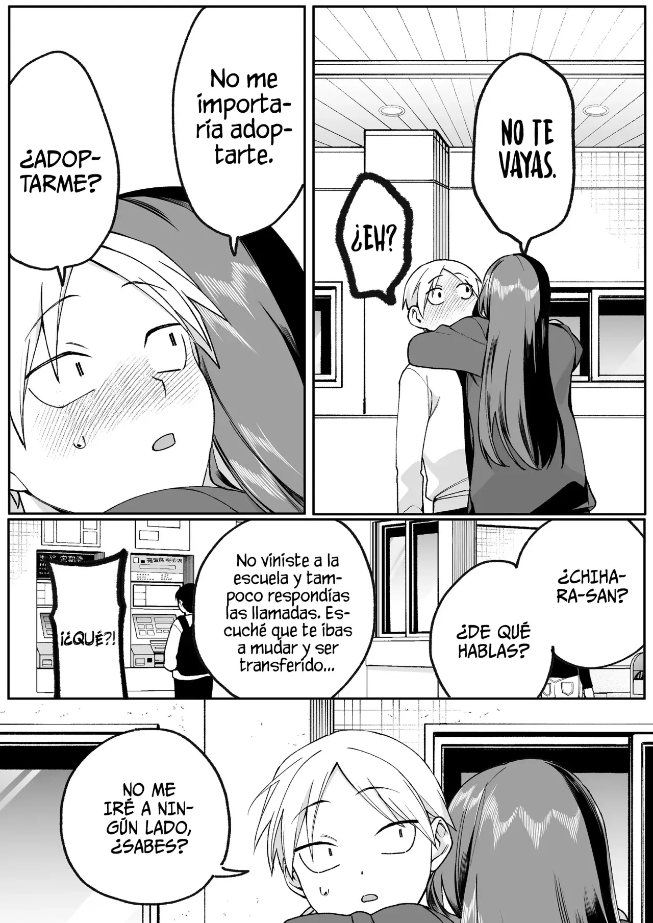 Esa chica es linda... ¿pero peligrosa? Capitulo 73: ¿Estabas aquí? Kuroki-kun página 8