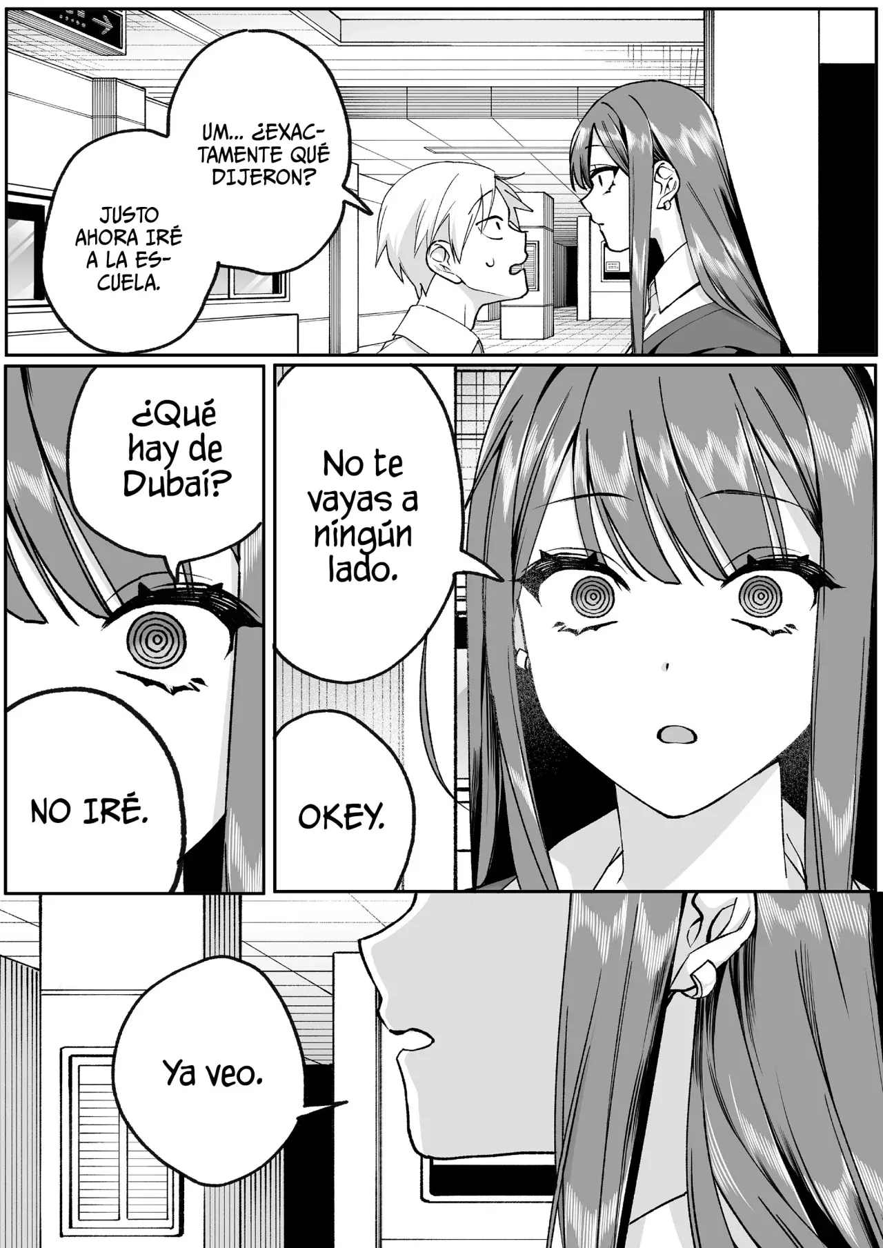 Esa chica es linda... ¿pero peligrosa? Capitulo 73: ¿Estabas aquí? Kuroki-kun página 9